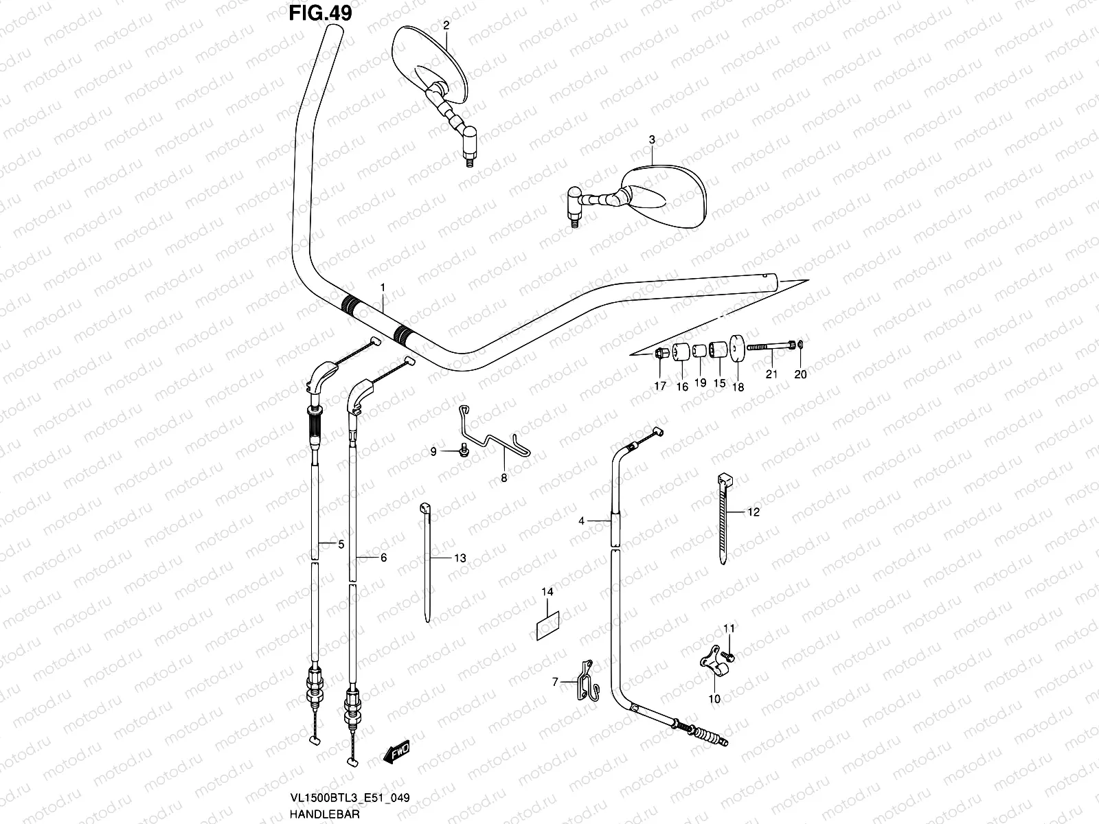 49 - HANDLEBAR