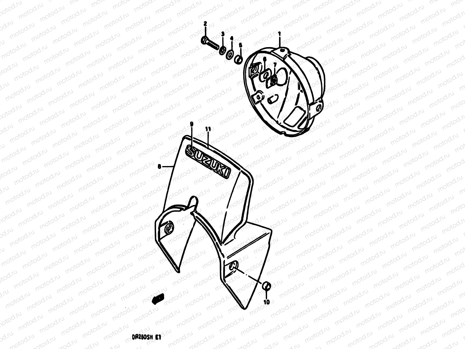 49 - HEADLAMP HOUSING
