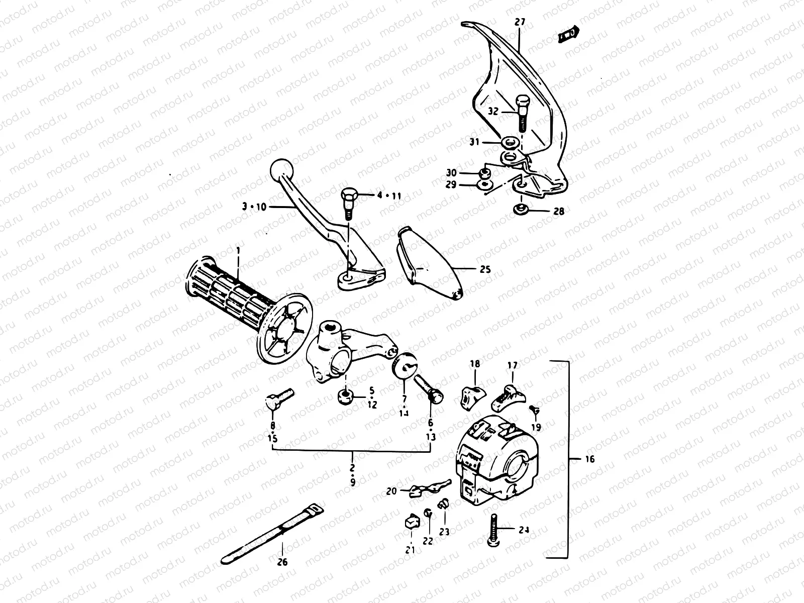 49 - LEFT HANDLE SWITCH