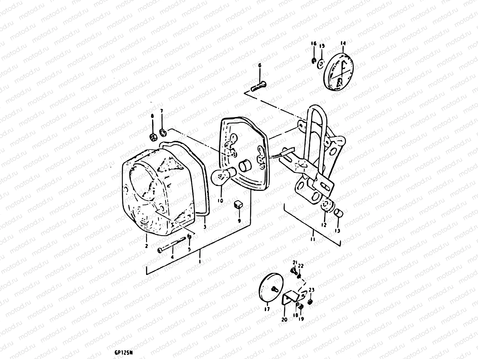 49 - REAR COMBINATION LAMP (E17, E22)