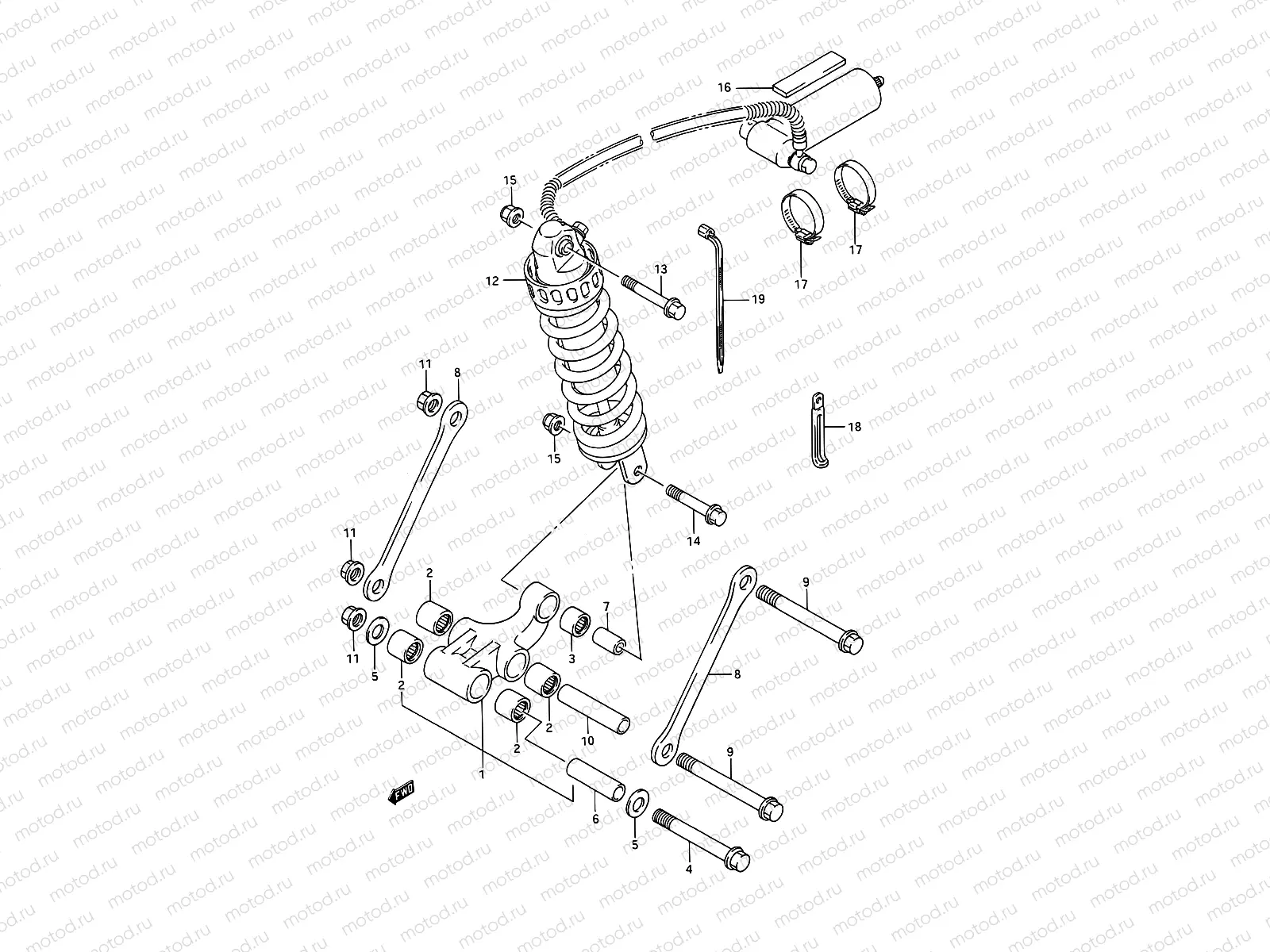 49 - REAR CUSHION LEVER