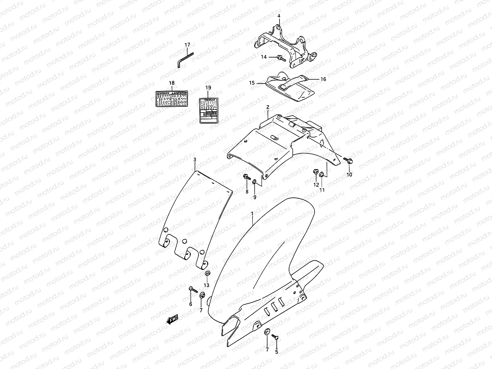 49 - REAR FENDER