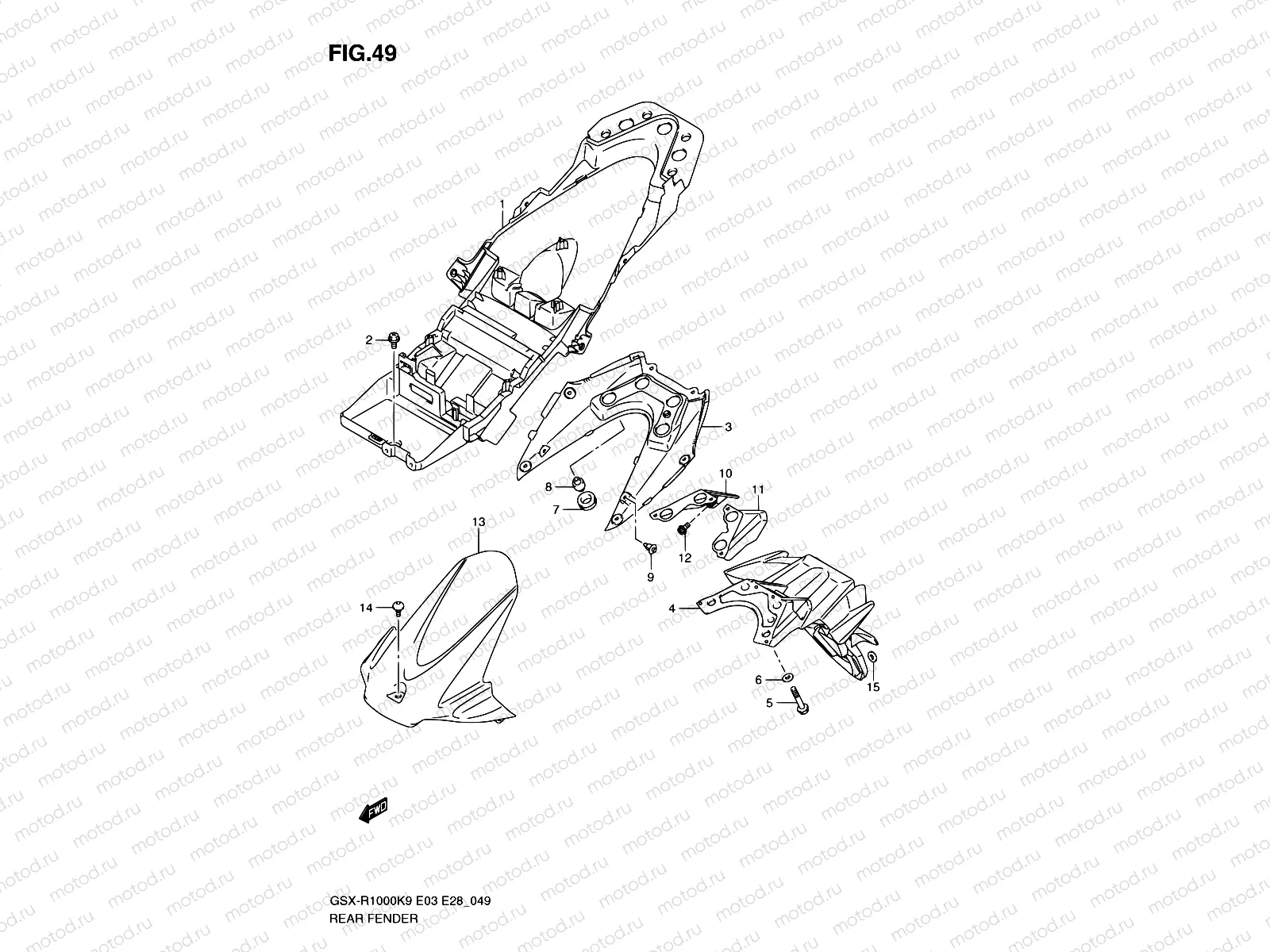 49 - REAR FENDER