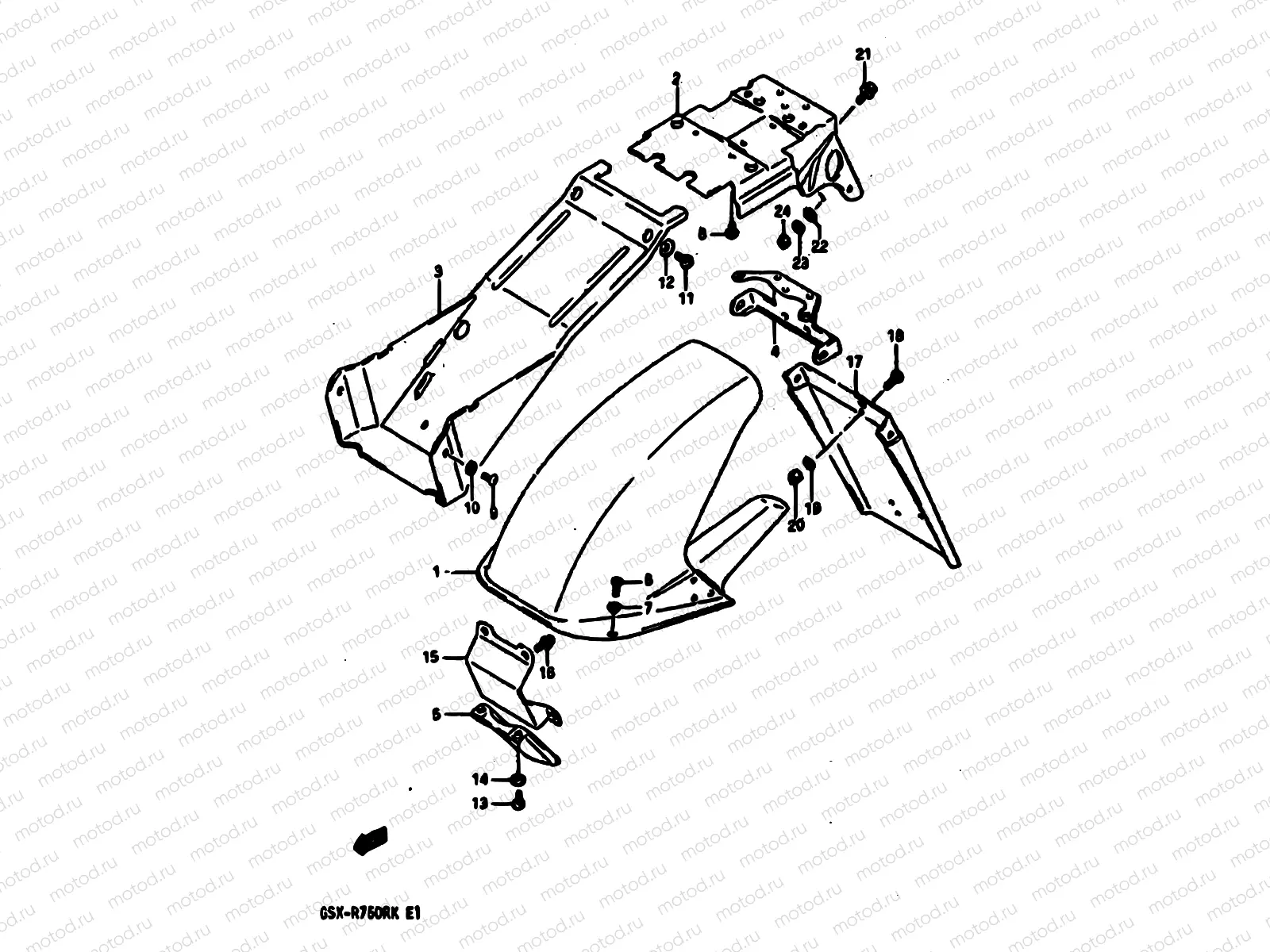 49 - REAR FENDER