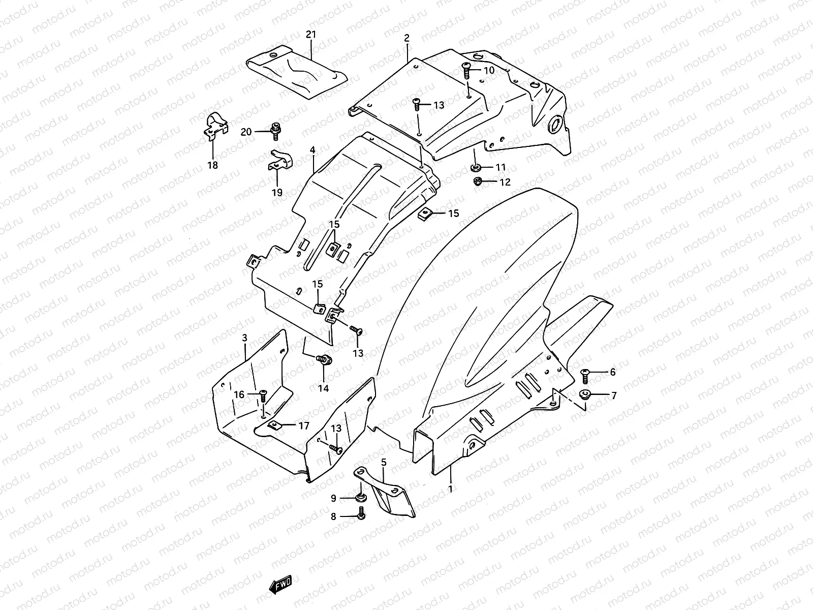 49 - REAR FENDER