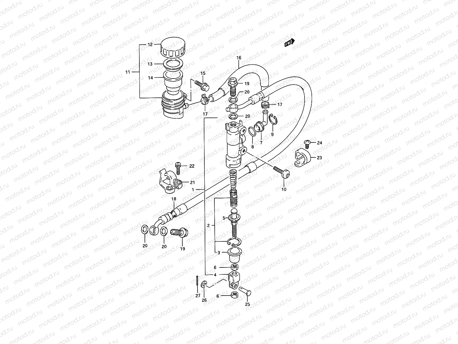 49 - REAR MASTER CYLINDER