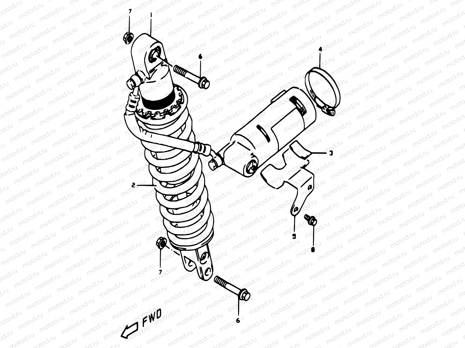 49 - REAR SHOCK ABSORBER