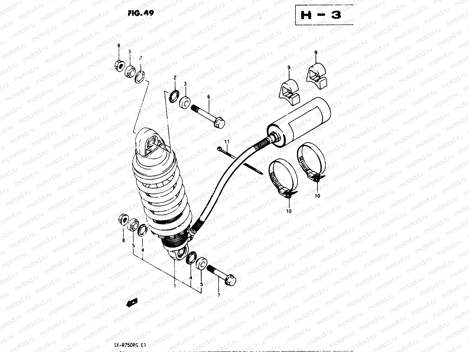 49 - REAR SHOCK ABSORBER