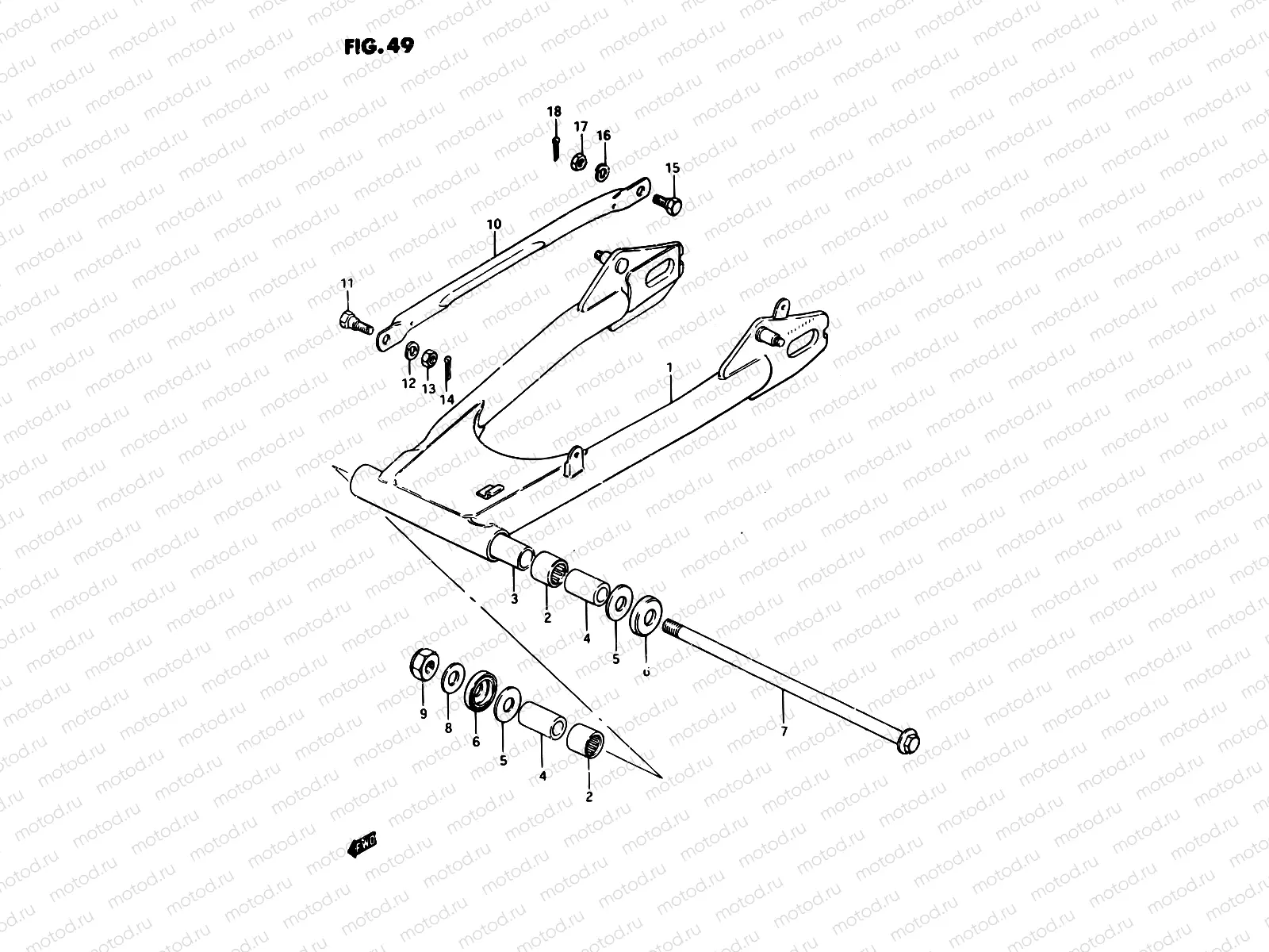 49 - REAR SWINGING ARM