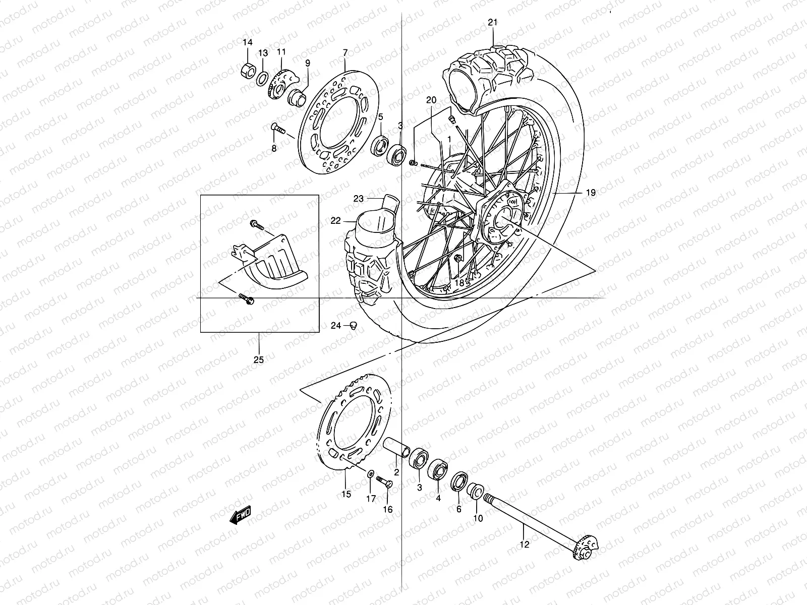 49 - REAR WHEEL
