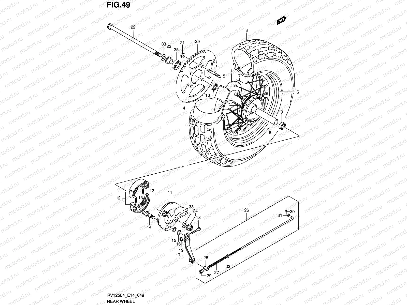 49 - REAR WHEEL