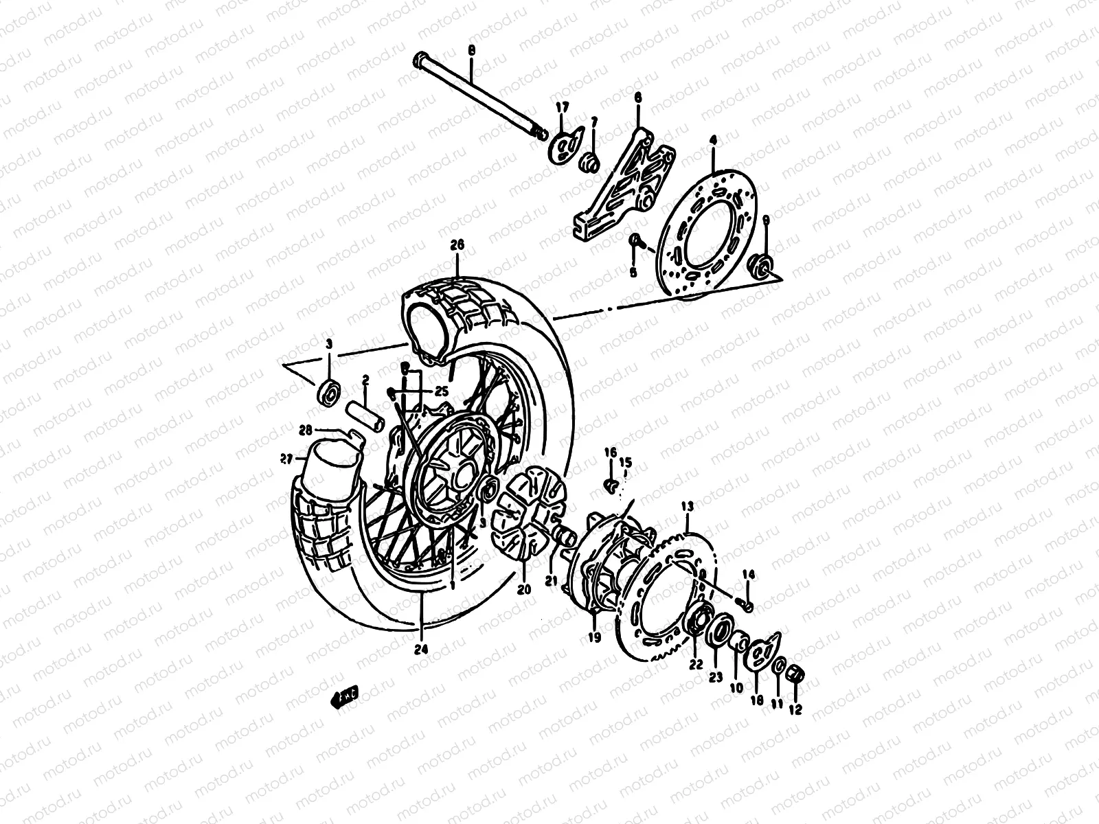 49 - REAR WHEEL