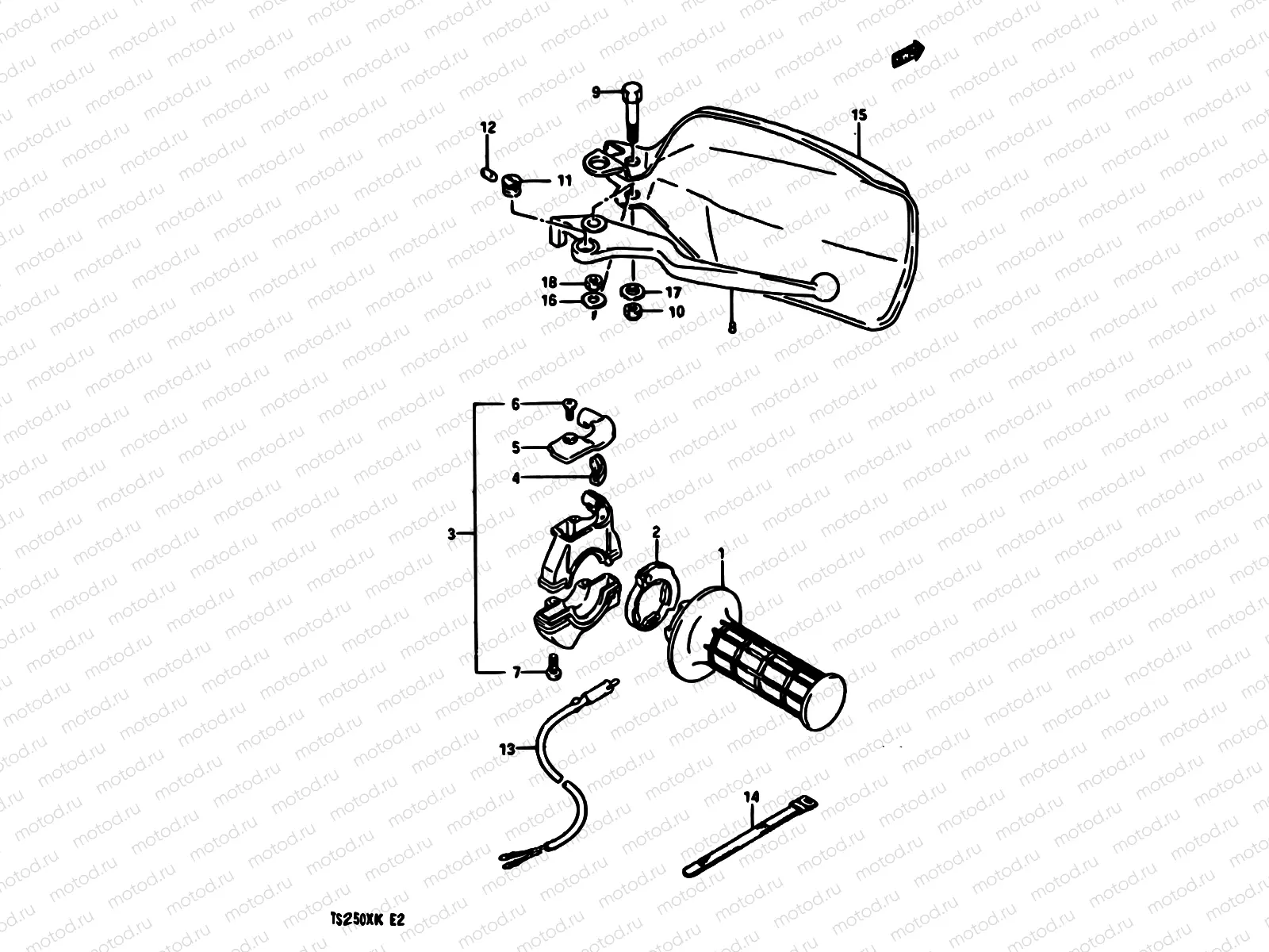 49 - RIGHT HANDLE SWITCH (MODEL H/J E01,E02,E21,E24,E25)