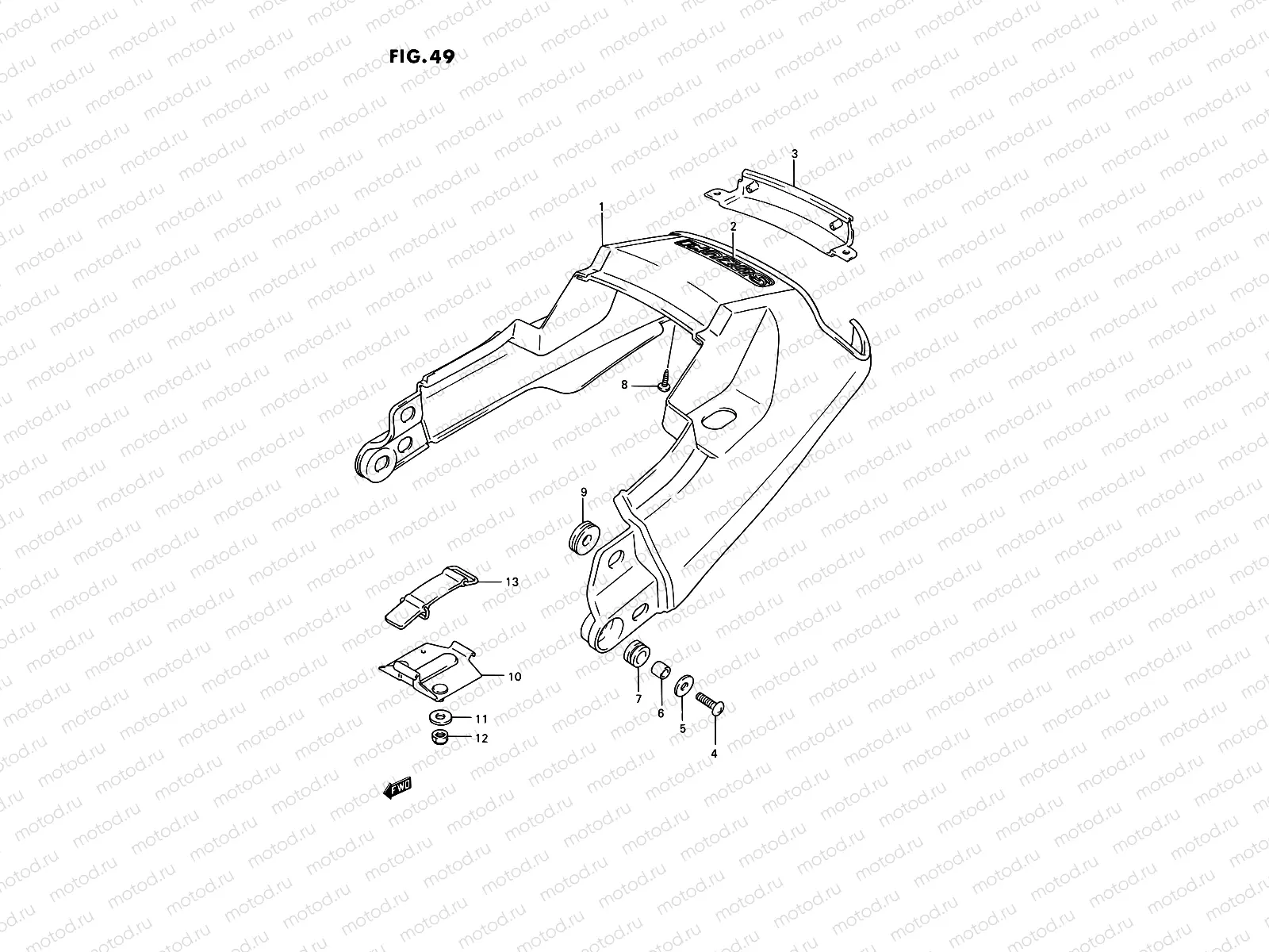 49 - SEAT TAIL COVER