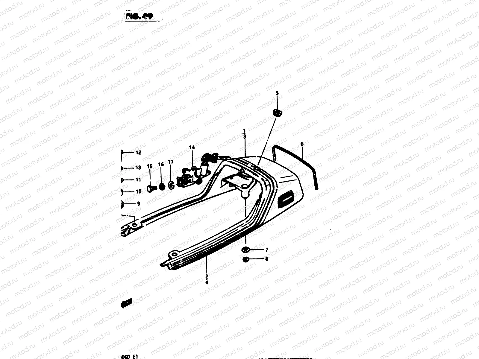 49 - SEAT TAIL COVER (MODEL Z)