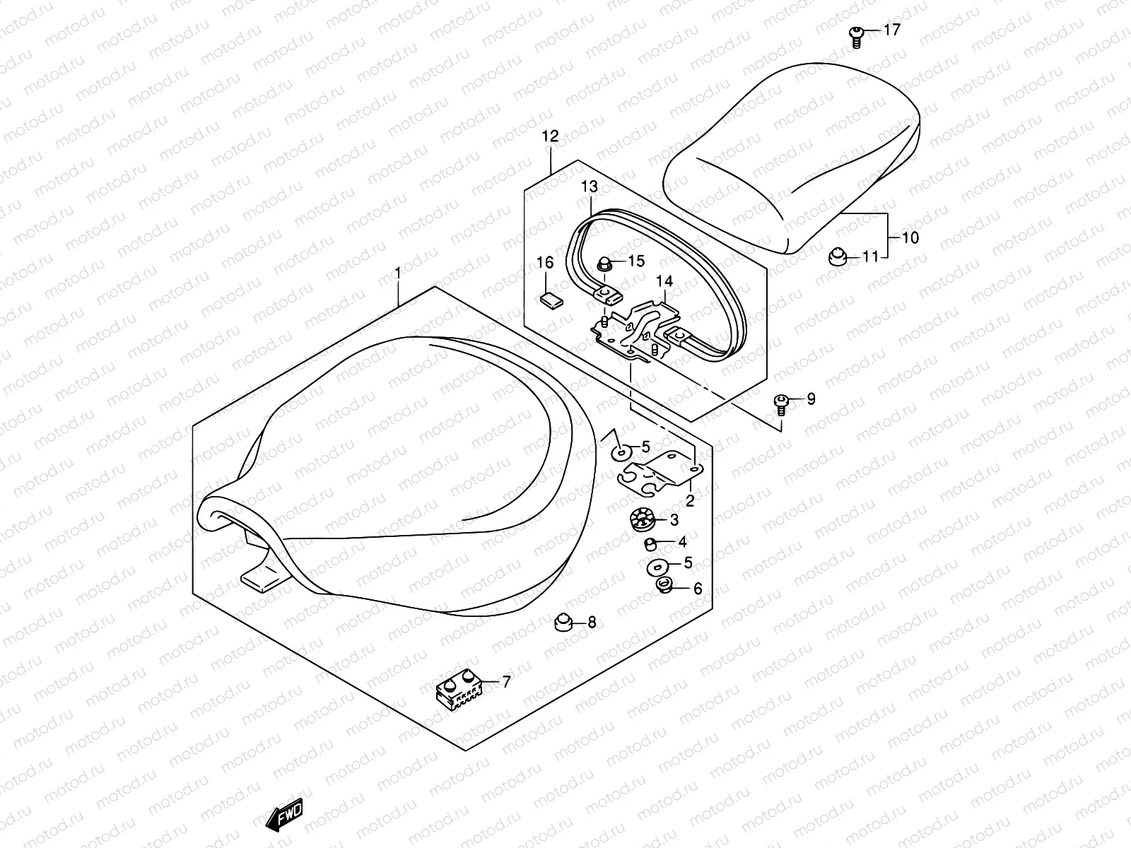 49 - SEAT (VL800K1/K2/K3/K4/K5)