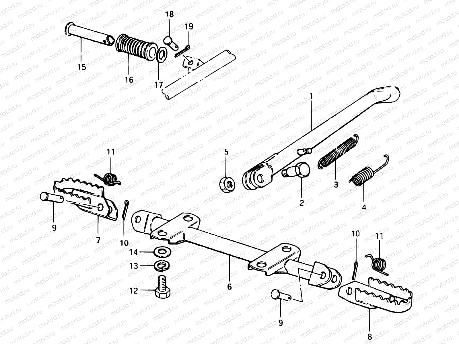 49 - STAND - FOOTREST (E22)