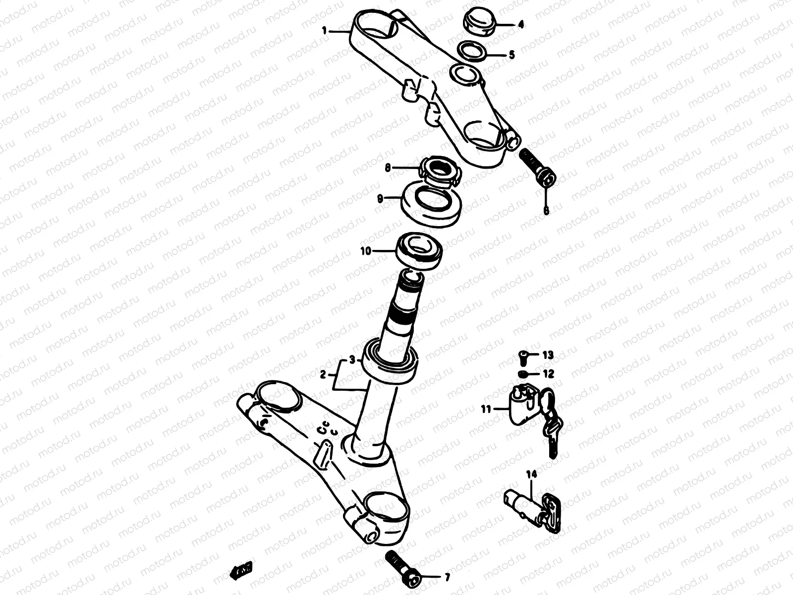 49 - STEERING STEM