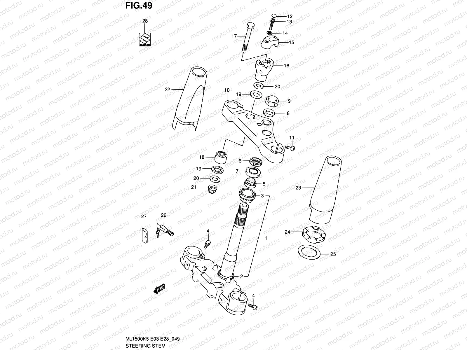 49 - STEERING STEM