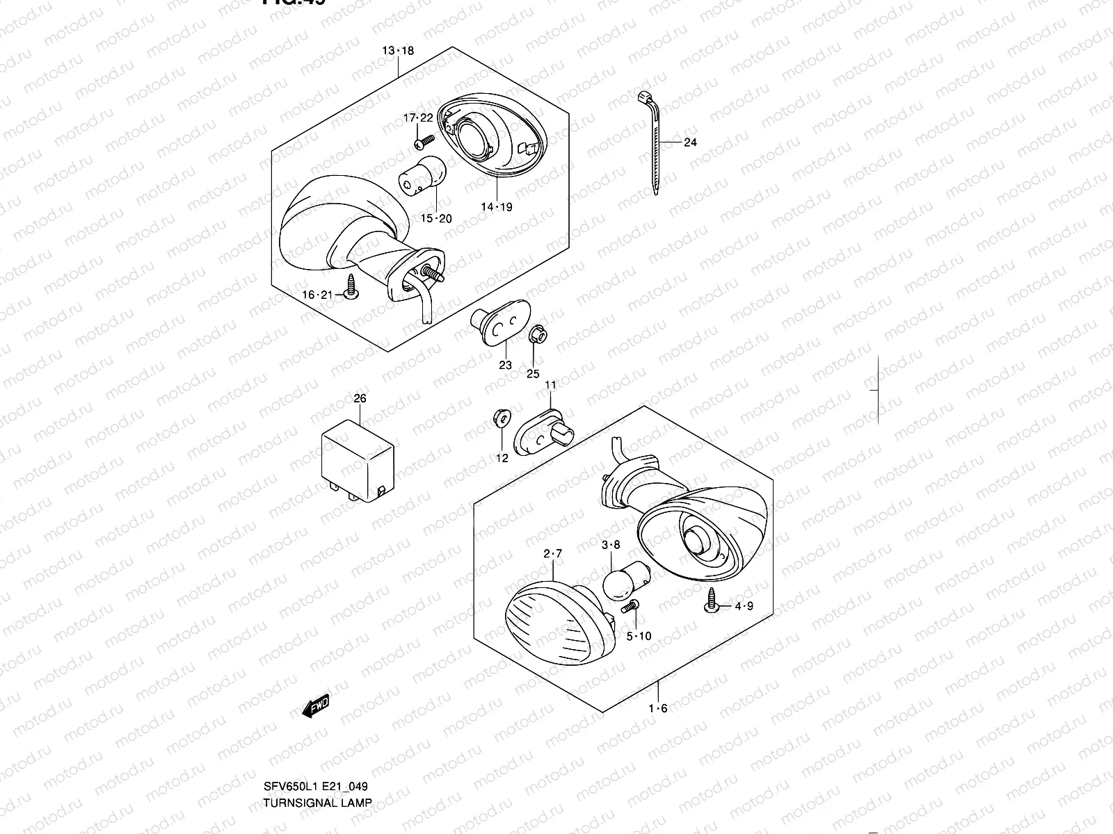 49 - TURNSIGNAL LAMP