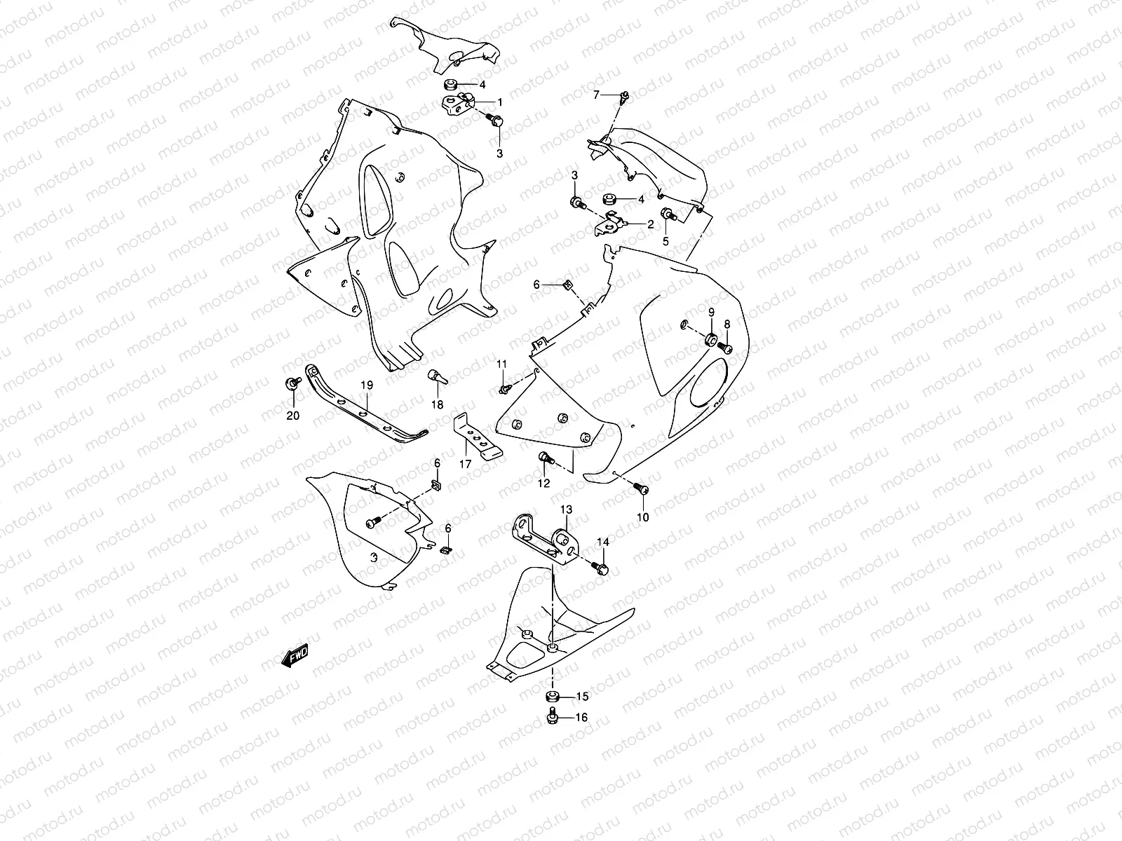 49 - UNDER COWL INSTALLATION PARTS