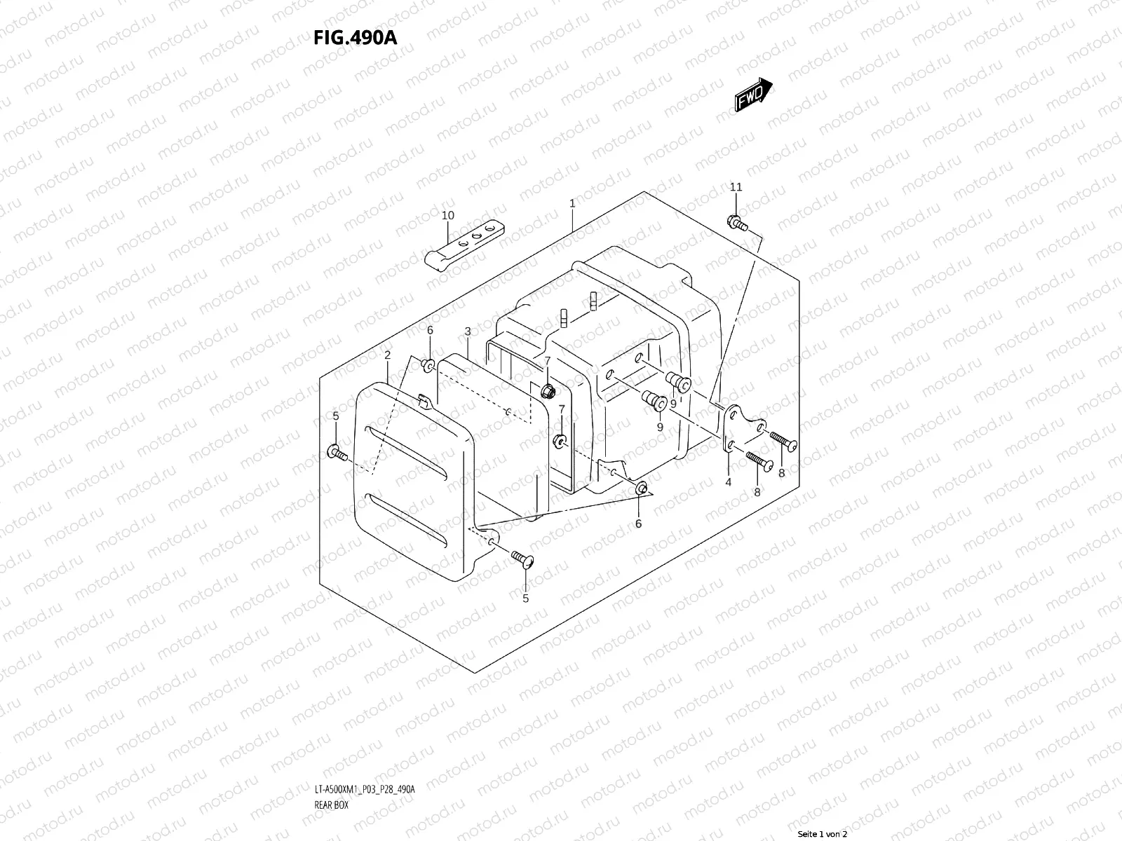 490A - REAR BOX