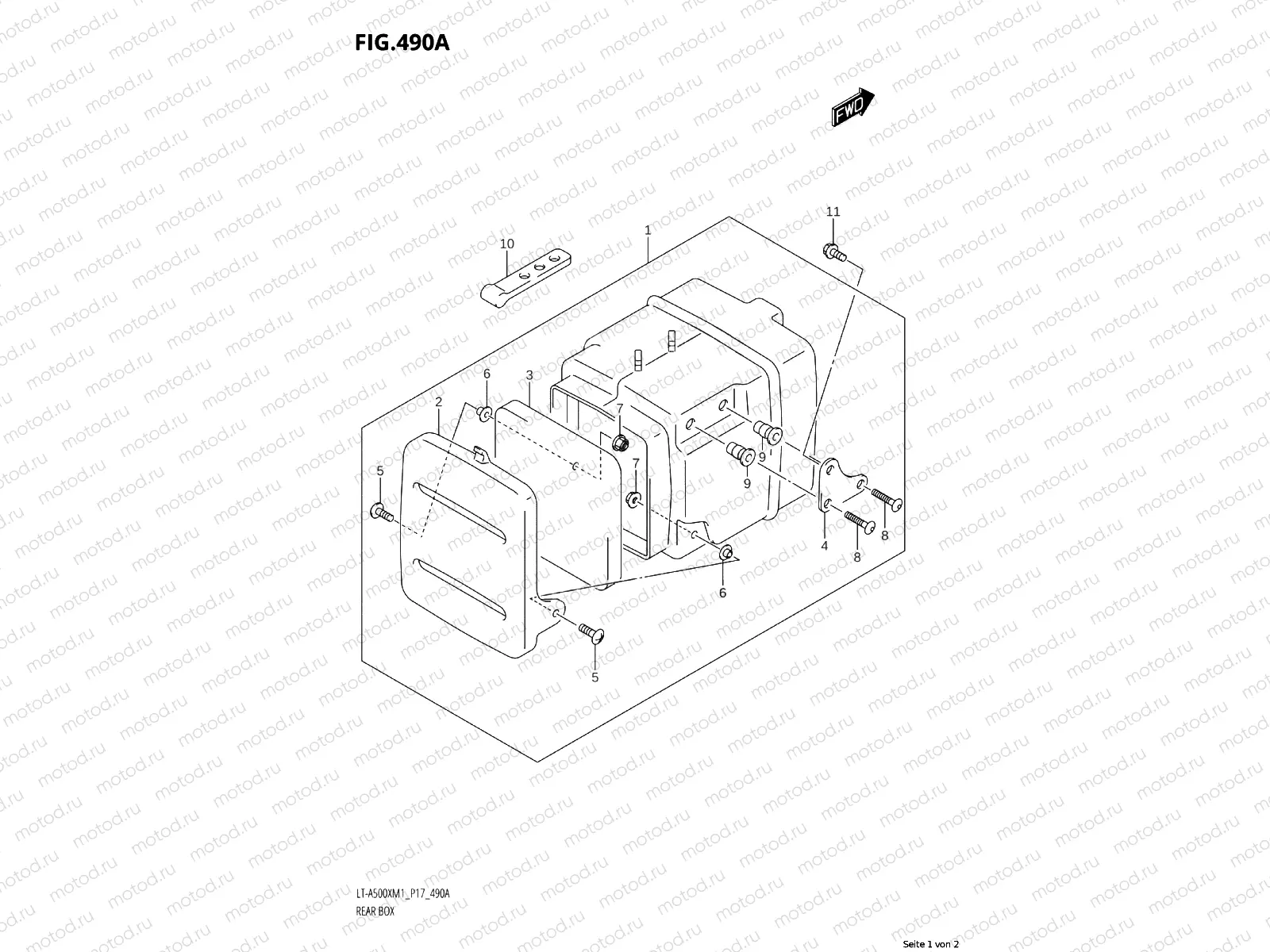 490A - REAR BOX