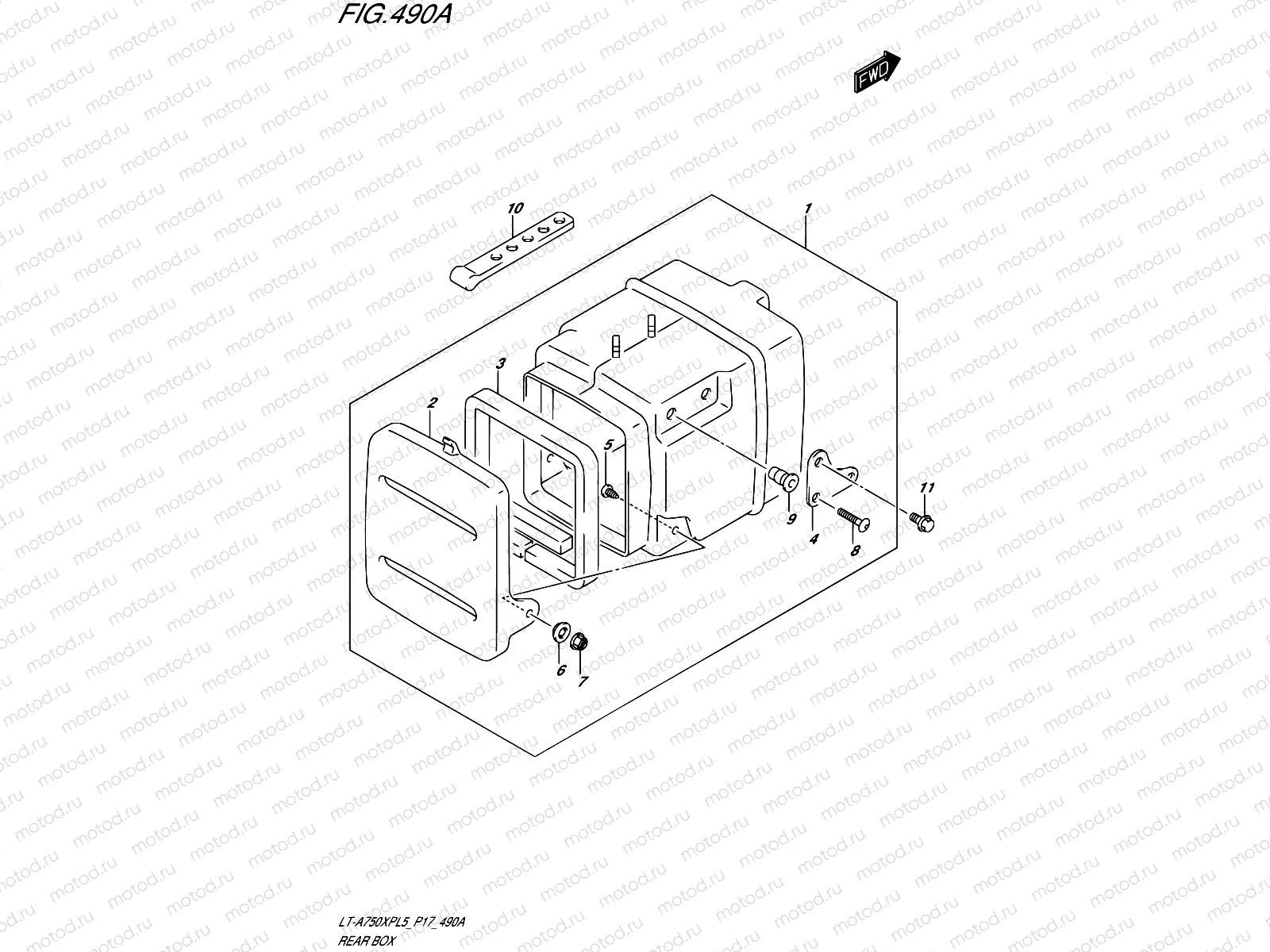490A - REAR BOX