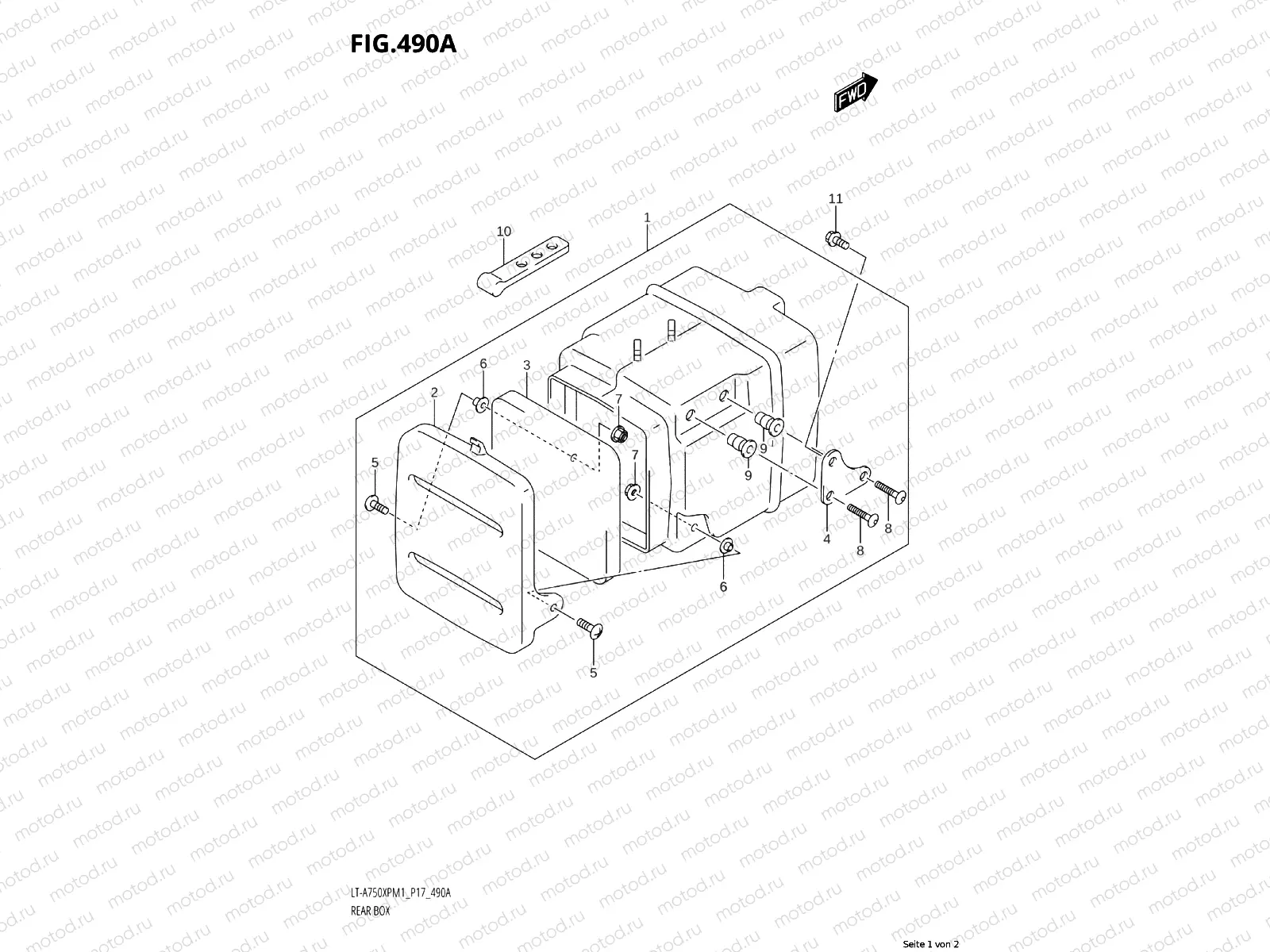 490A - REAR BOX