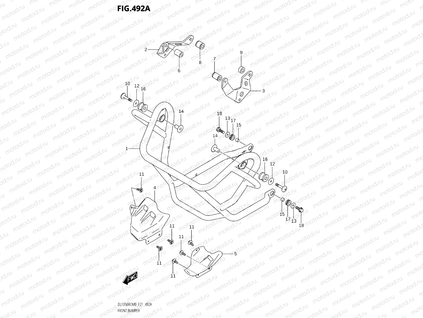 492A - FRONT BUMPER