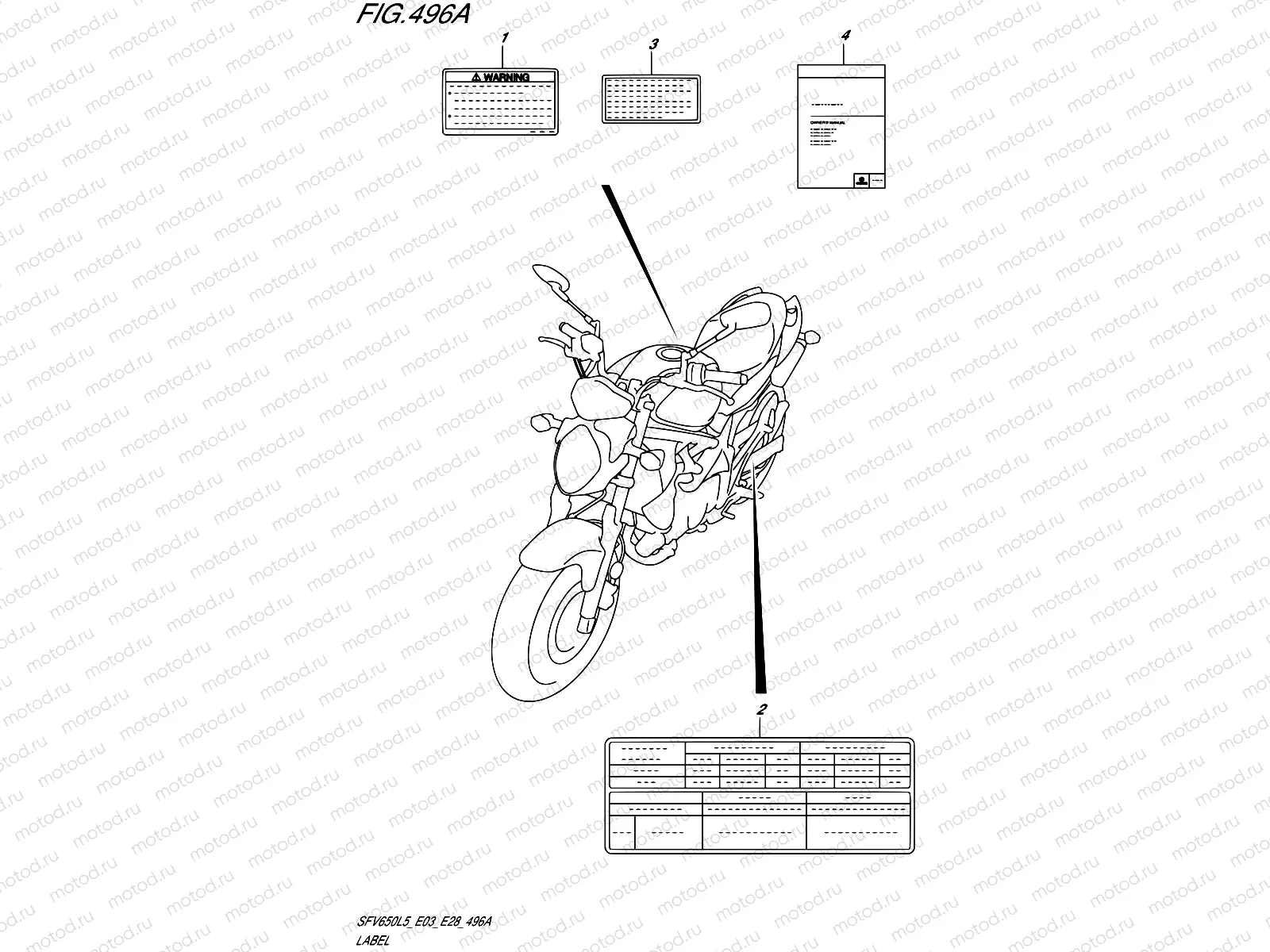 496A - LABEL (SFV650L5 E03)