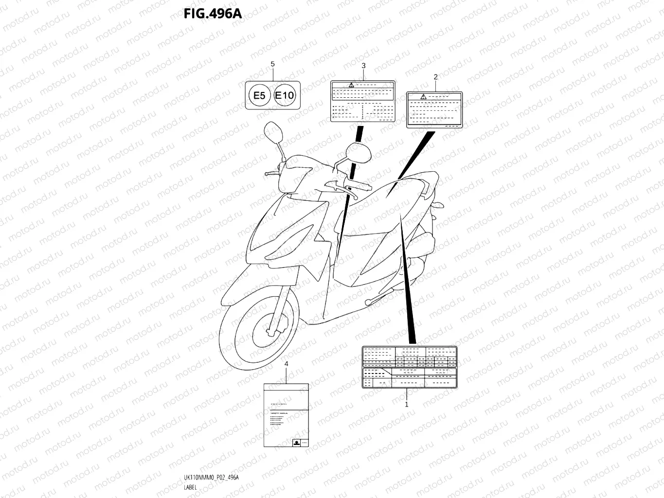 496A - LABEL (UK110NMM0 P02)