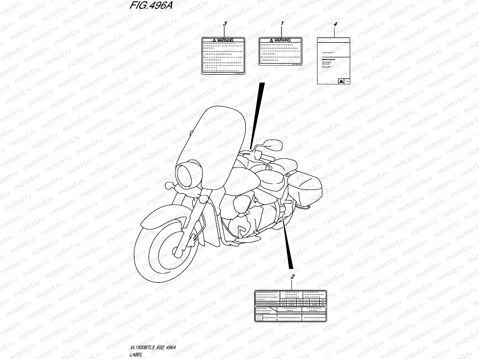 496A - LABEL (VL1500BTL5 E02)