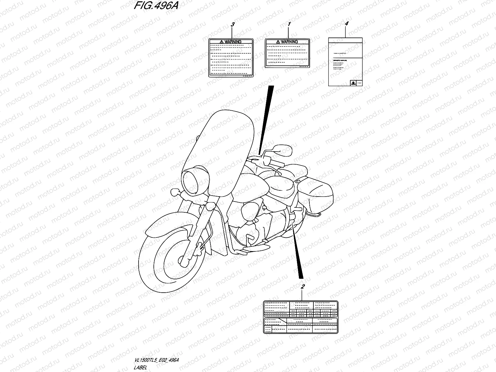 496A - LABEL (VL1500TL5 E02)