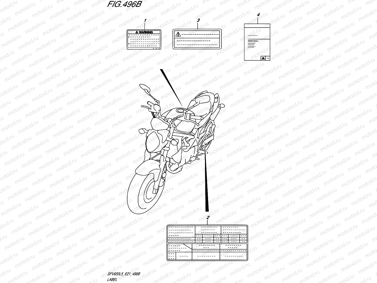 496B - LABEL (SFV650AL5 E21)