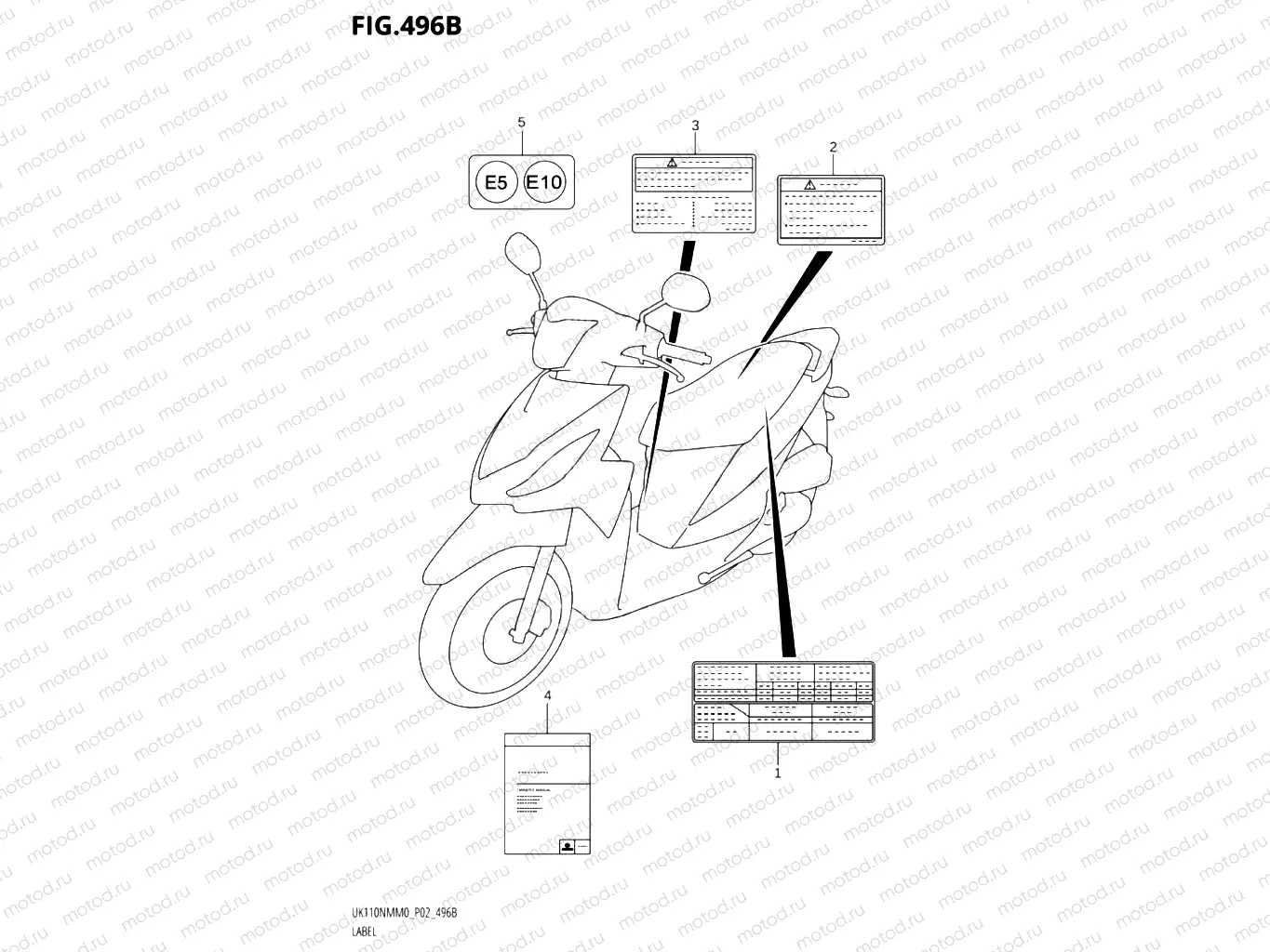 496B - LABEL (UK110NMM0 P19)