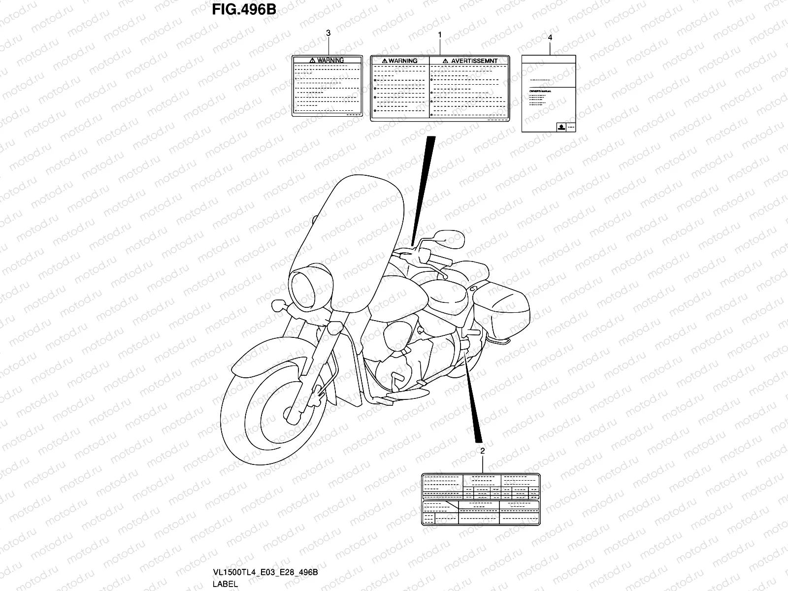 496B - LABEL (VL1500TL4 E28)