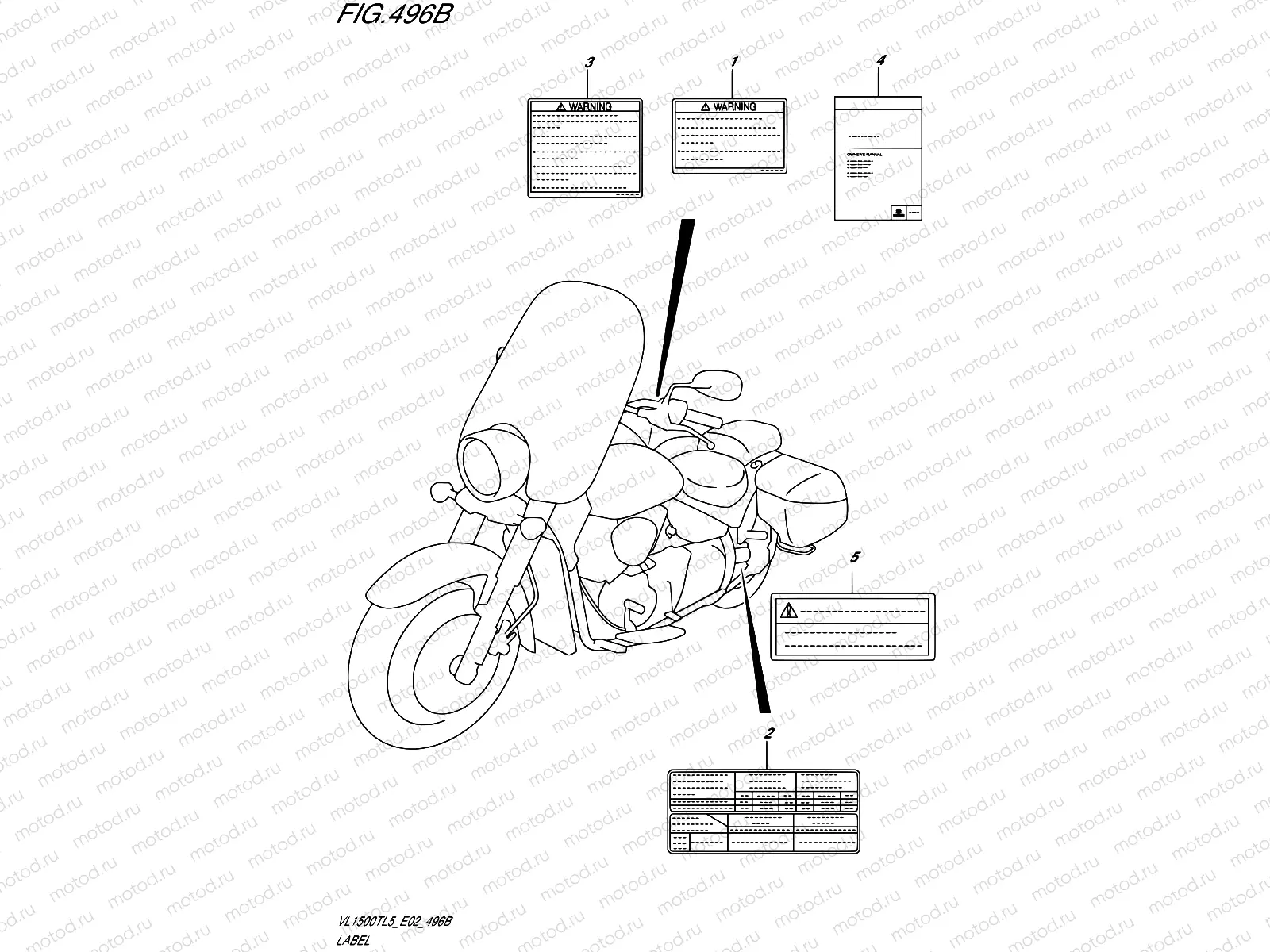 496B - LABEL (VL1500TL5 E19)