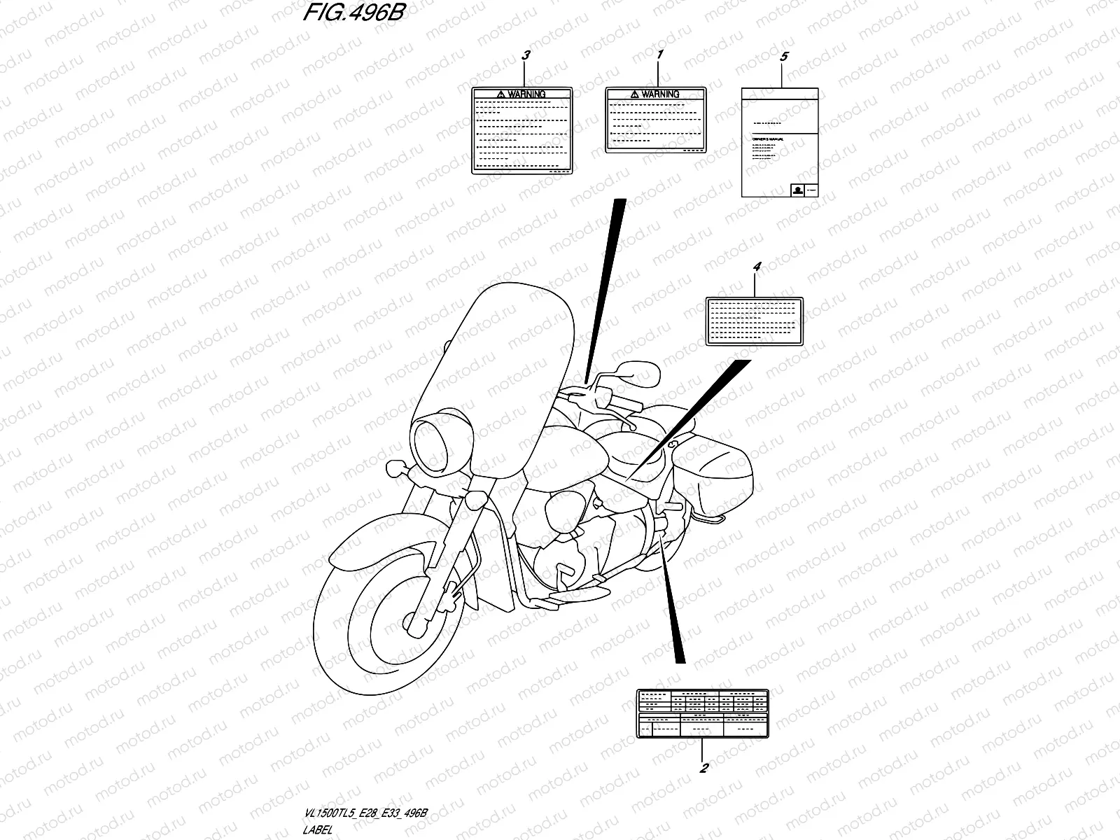 496B - LABEL (VL1500TL5 E33)