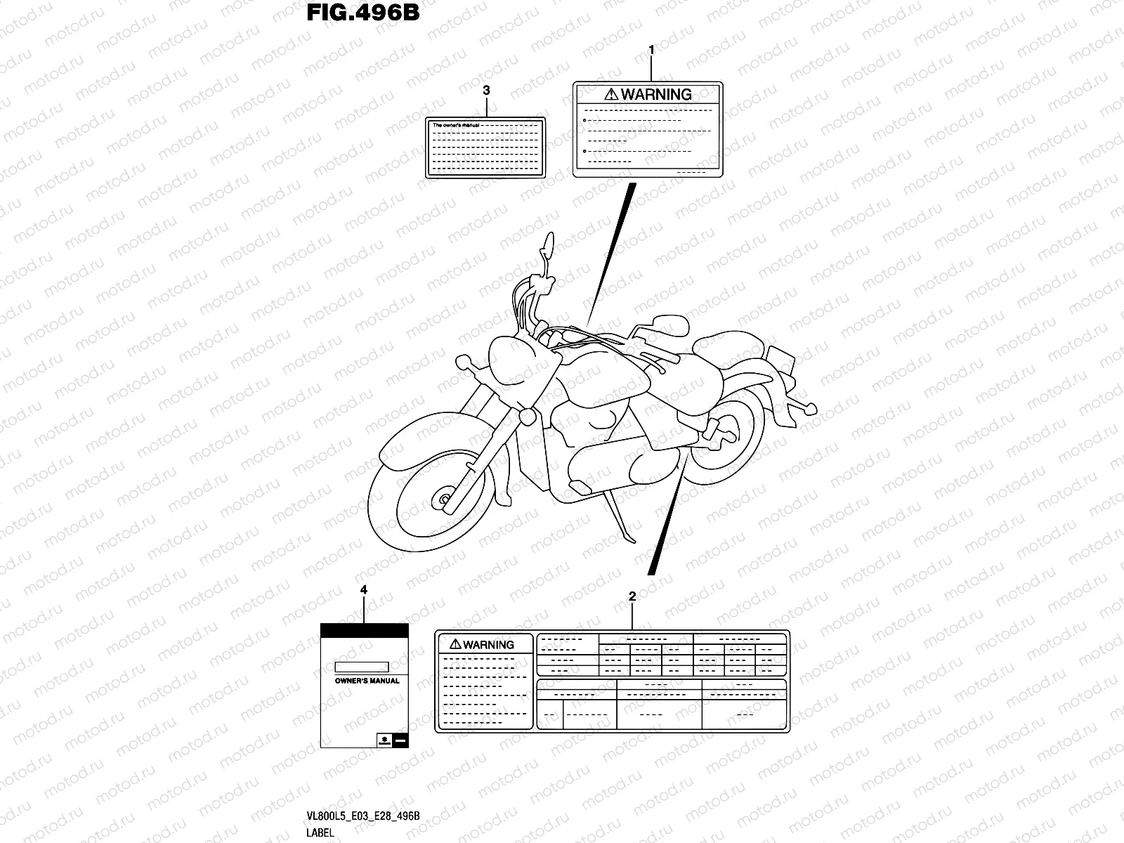 496B - LABEL (VL800L5 E33)