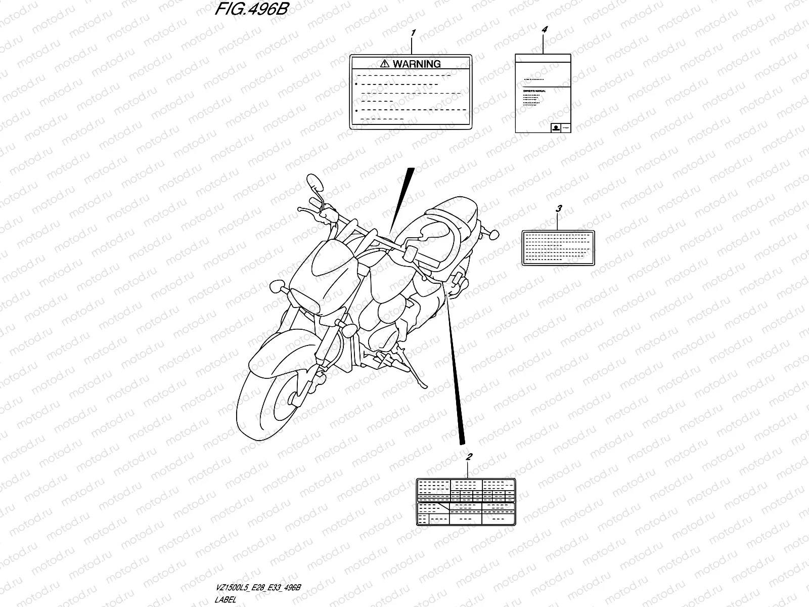 496B - LABEL (VZ1500L5 E33)