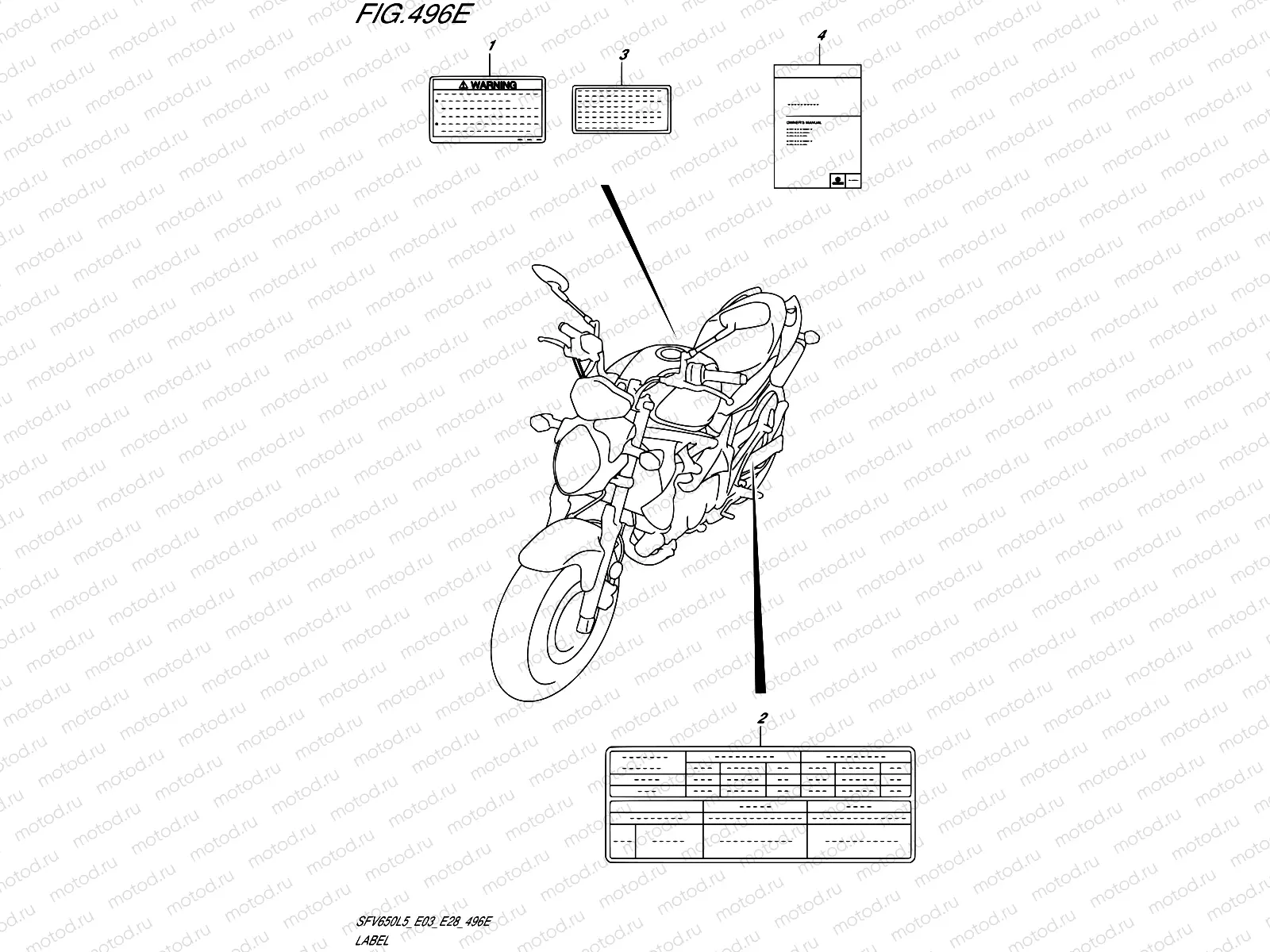 496E - LABEL (SFV650AL5 E33)