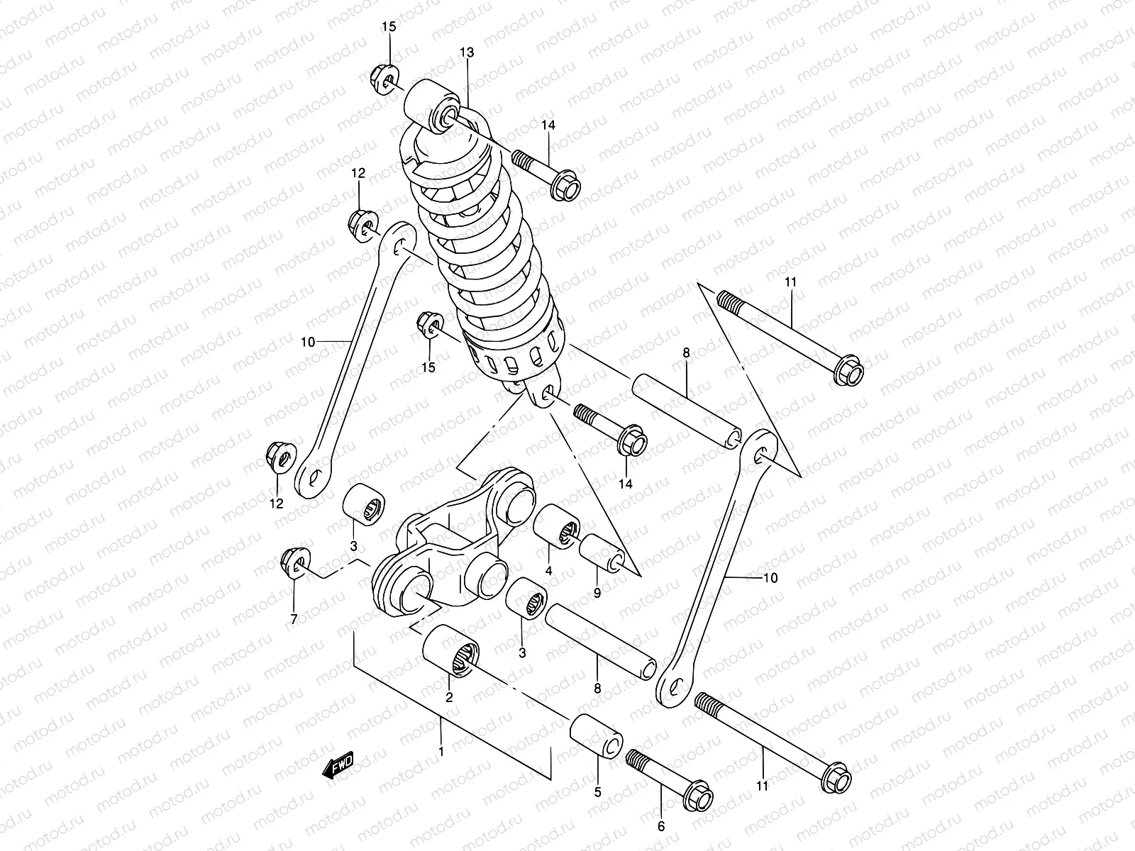 49A - CUSHION LEVER (MODEL M/N/P/R/S/T)