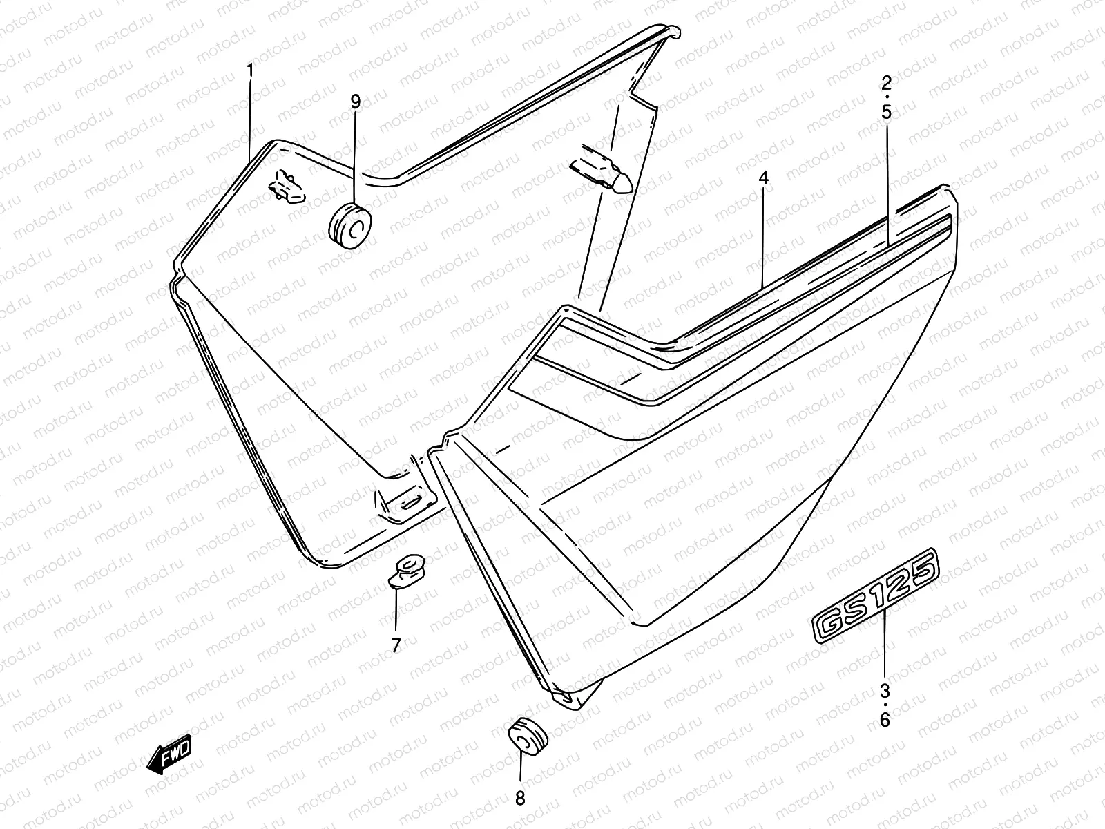 49A - FRAME COVER (MODEL M/R)
