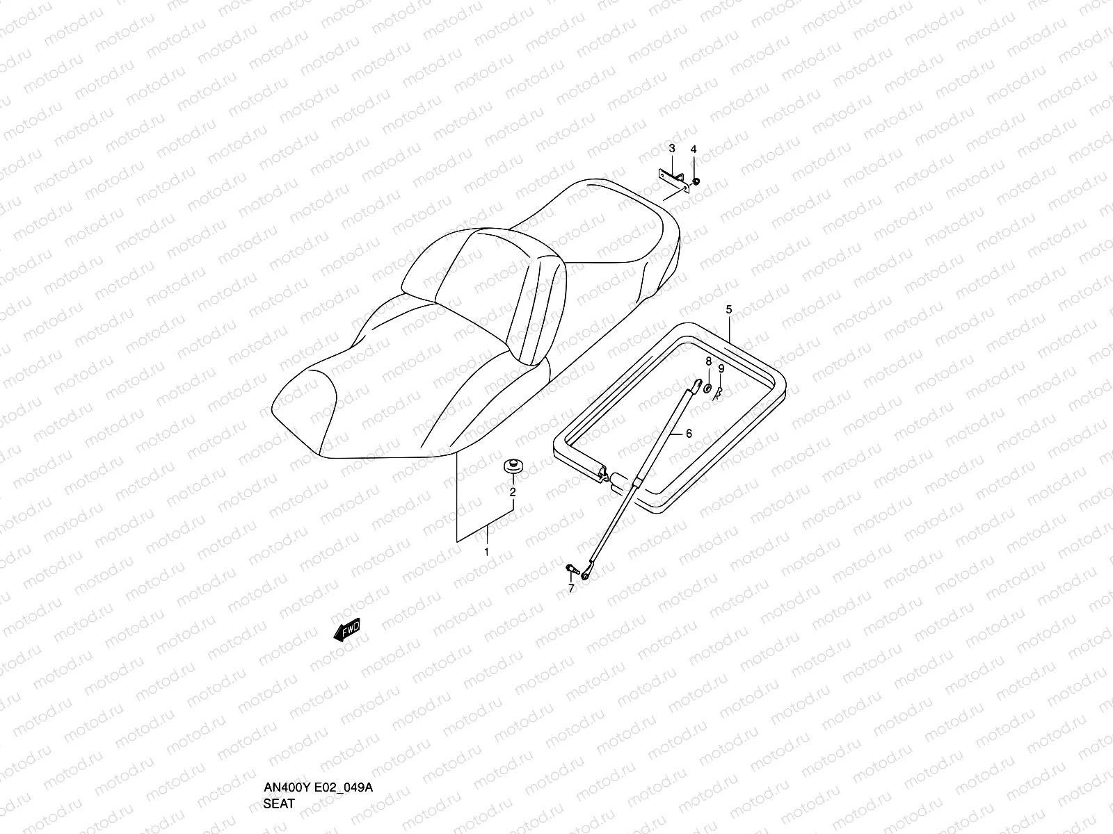 49A - SEAT (AN400K1/K2)