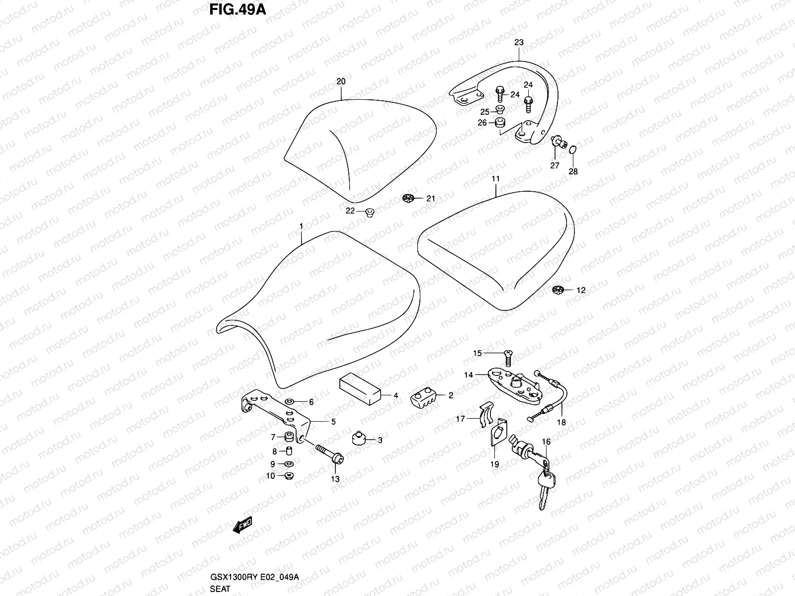 49A - SEAT (MODEL K1)