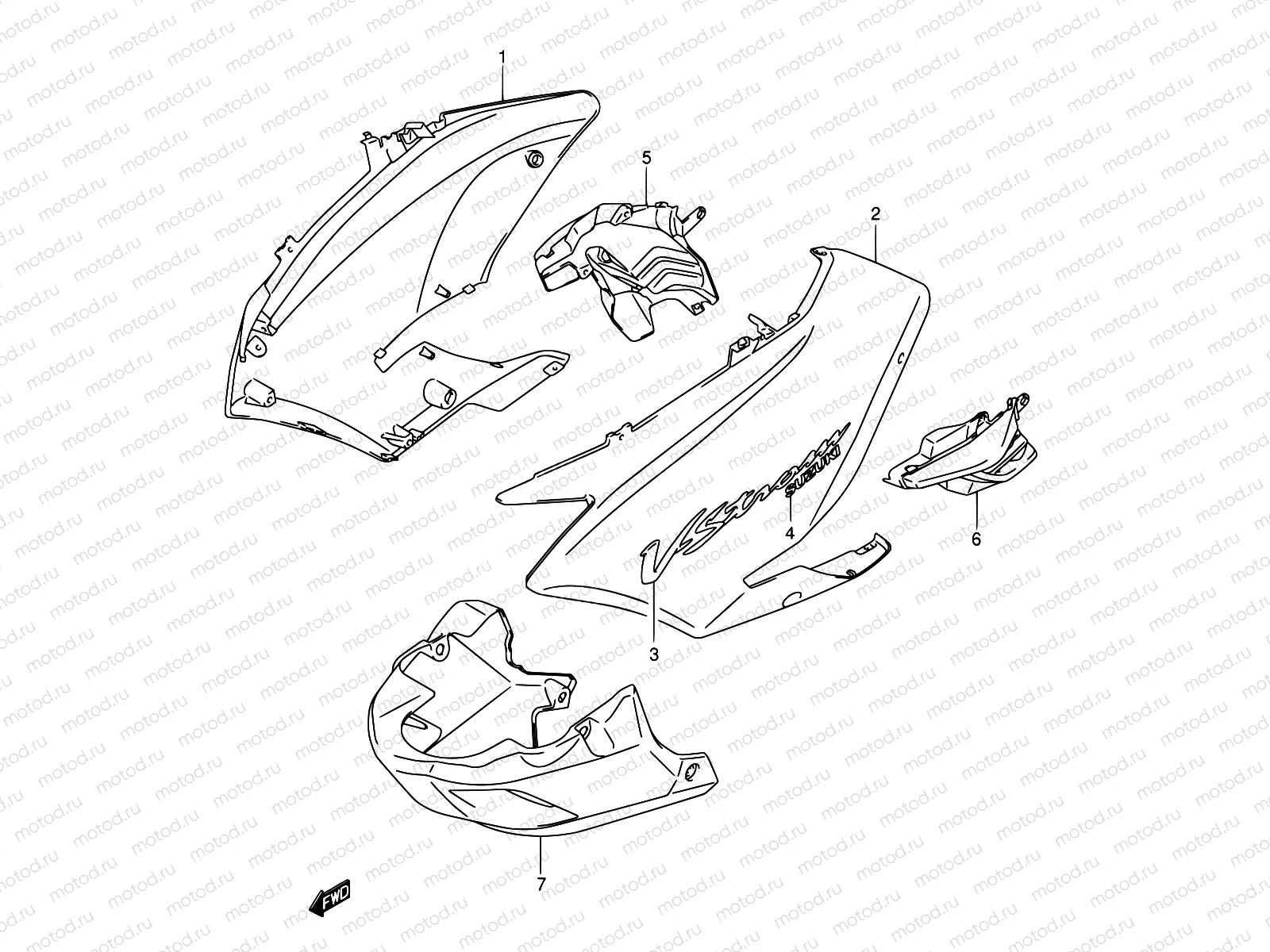 49A - SIDE COWLING (MODEL K3)