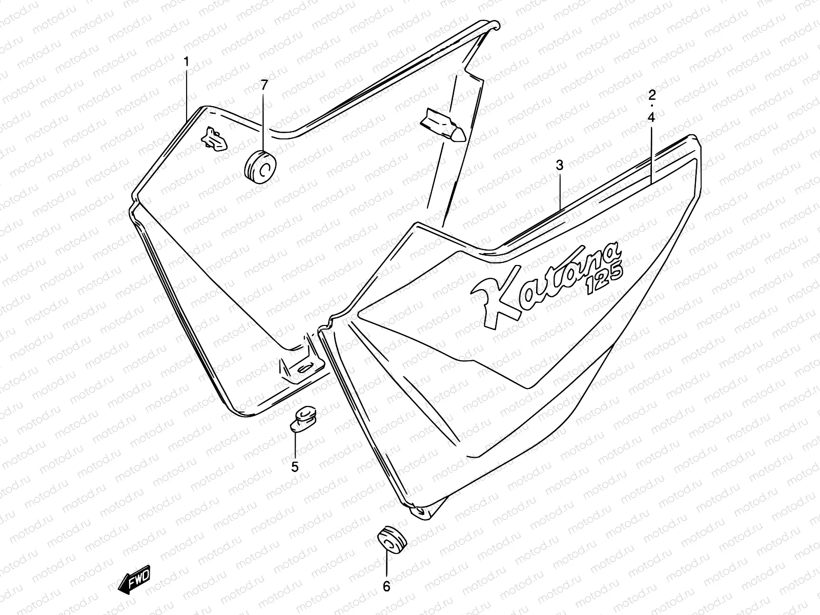 49B - FRAME COVER (MODEL R P37)