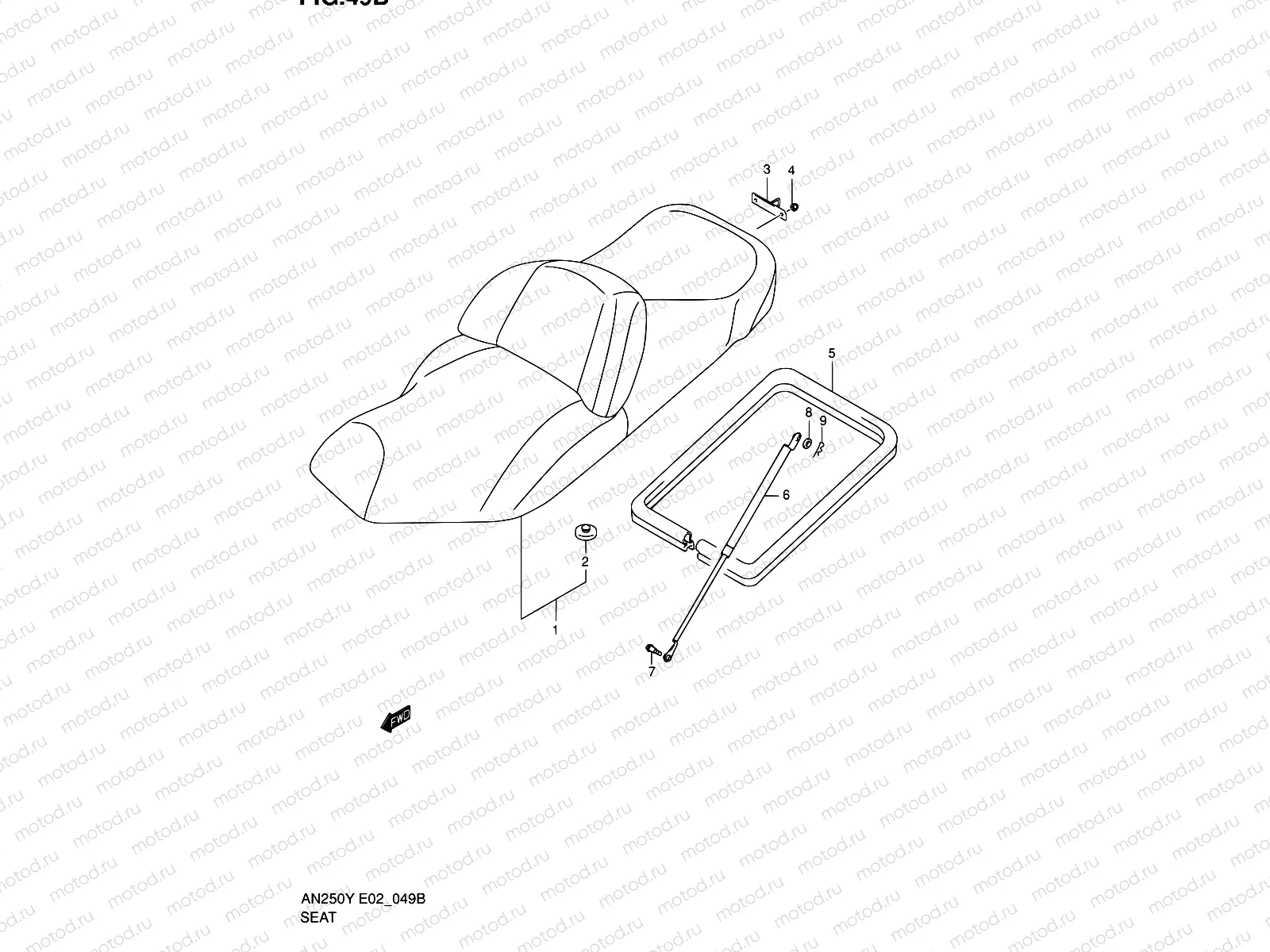 49B - SEAT (AN250K1/AN250K2)