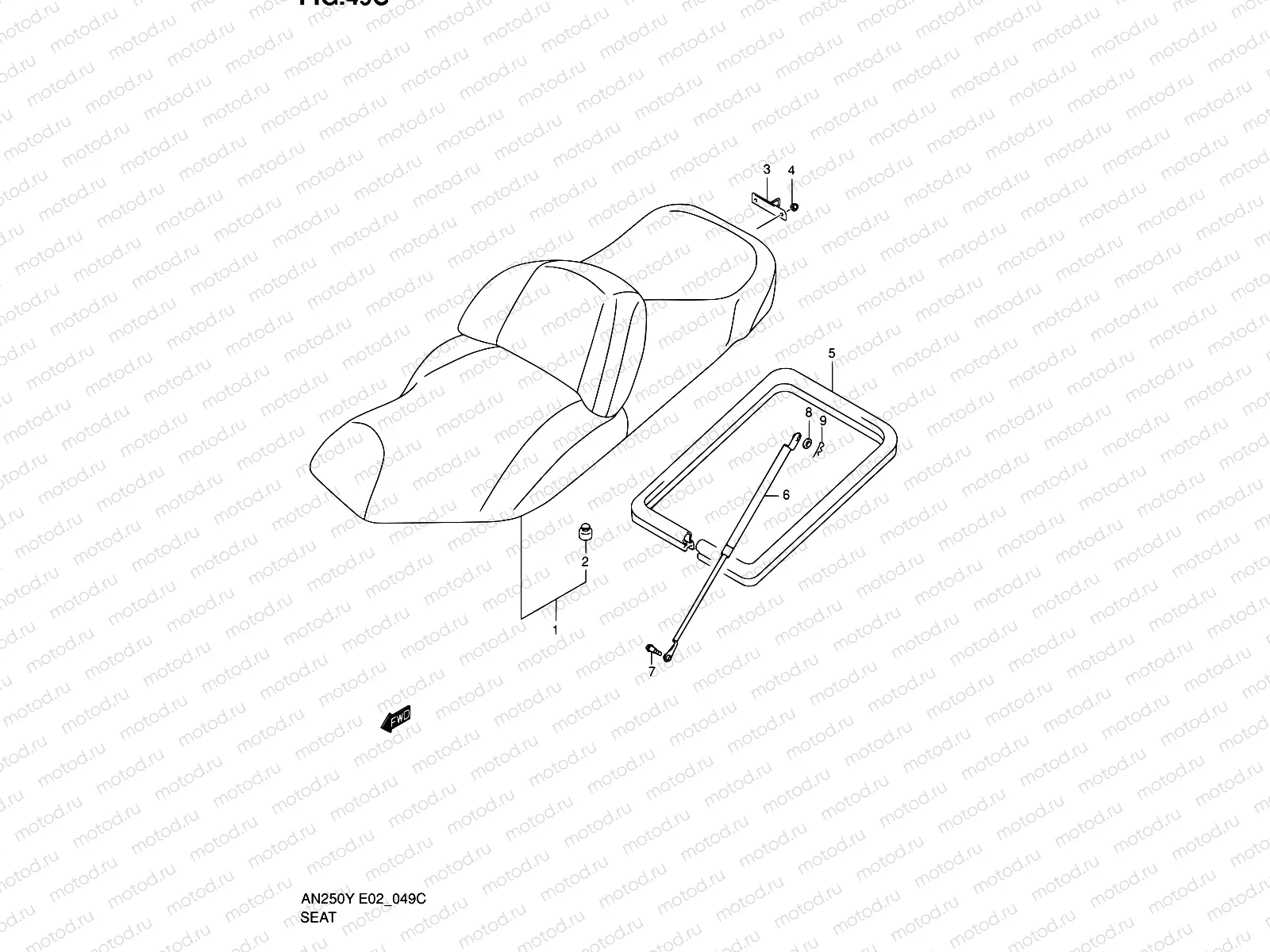 49C - SEAT (AN250RK2)